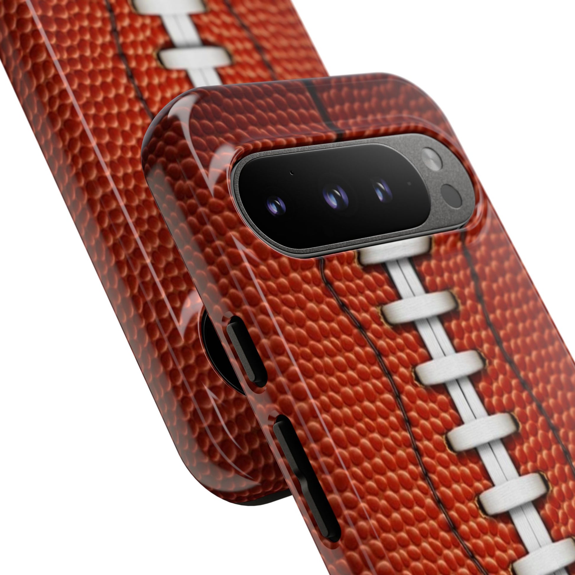 Football Pigskin Print Tough Cases for iPhones, Samsung, and Pixel