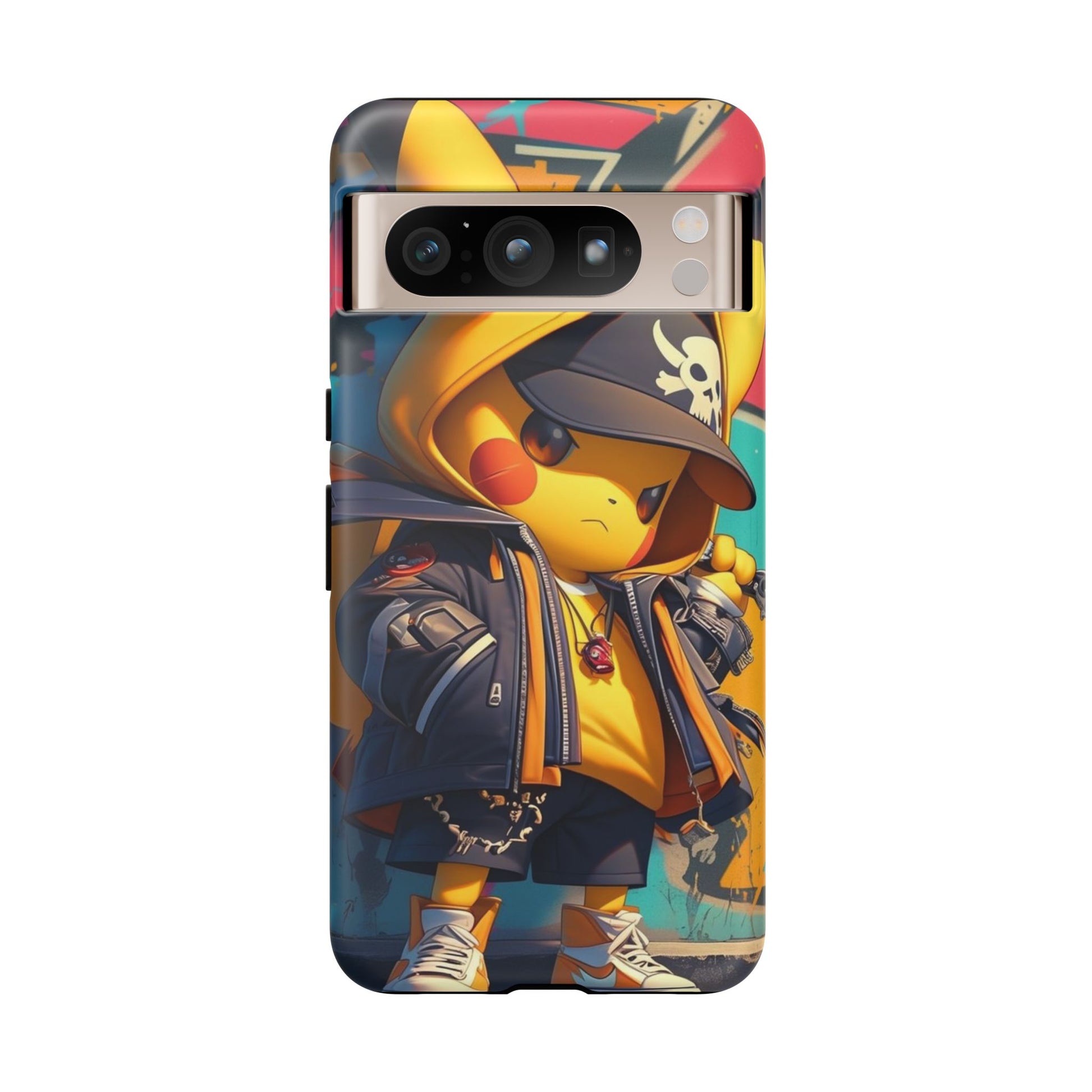 Cute Poke Bear Phone Case, Tough Cases for iPhones, Samsung, and Pixel