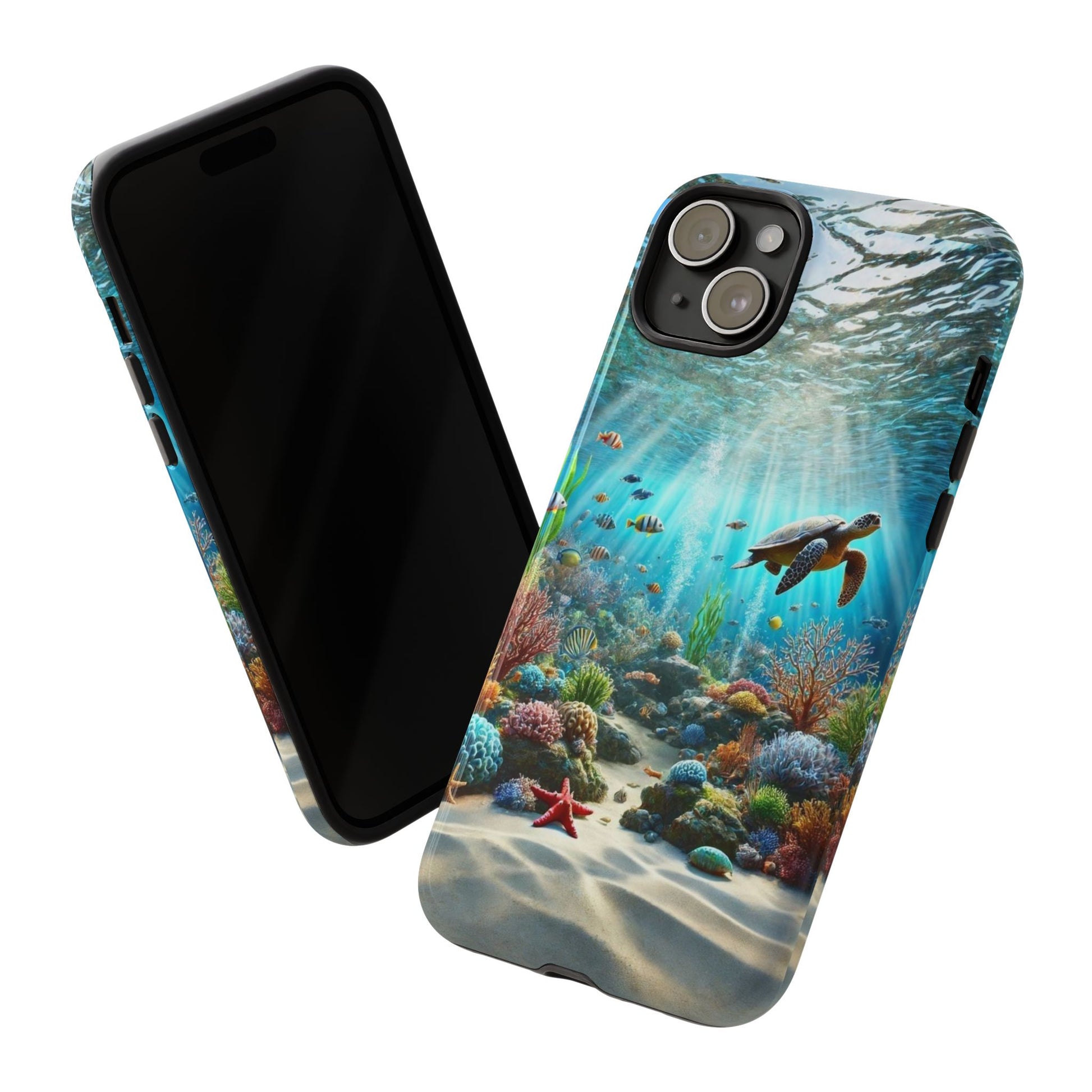 Under Sea Landscape Tough Cases for iPhones, Samsung, and Pixel