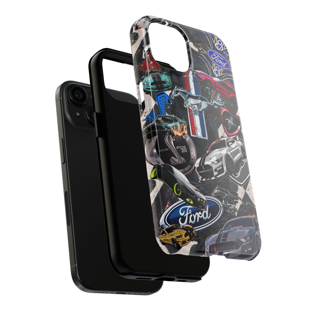 History of Ford Mustangs Theme Phone Cases for Iphones & Samsung Phones