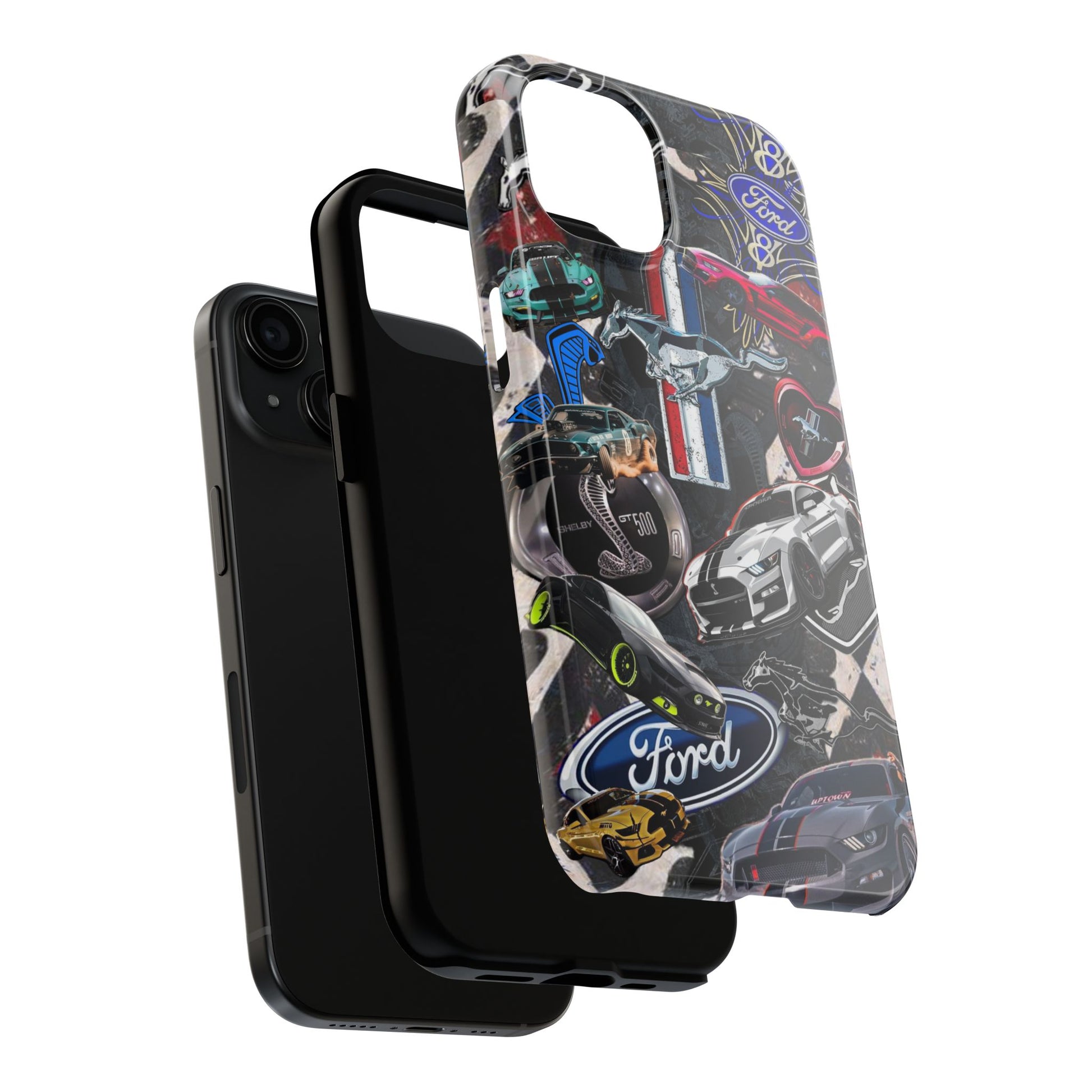 History of Ford Mustangs Theme Phone Cases for Iphones & Samsung Phones
