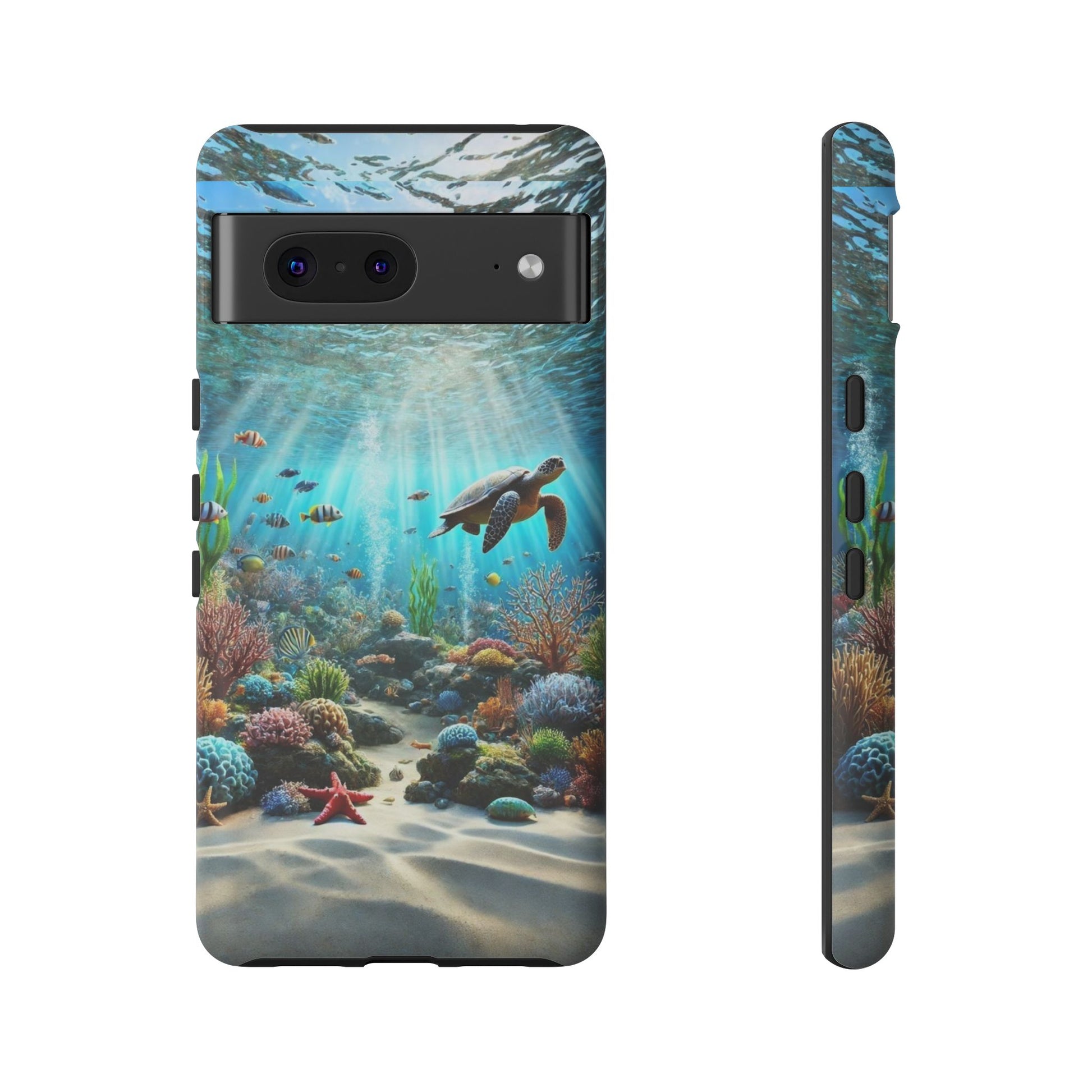Under Sea Landscape Tough Cases for iPhones, Samsung, and Pixel