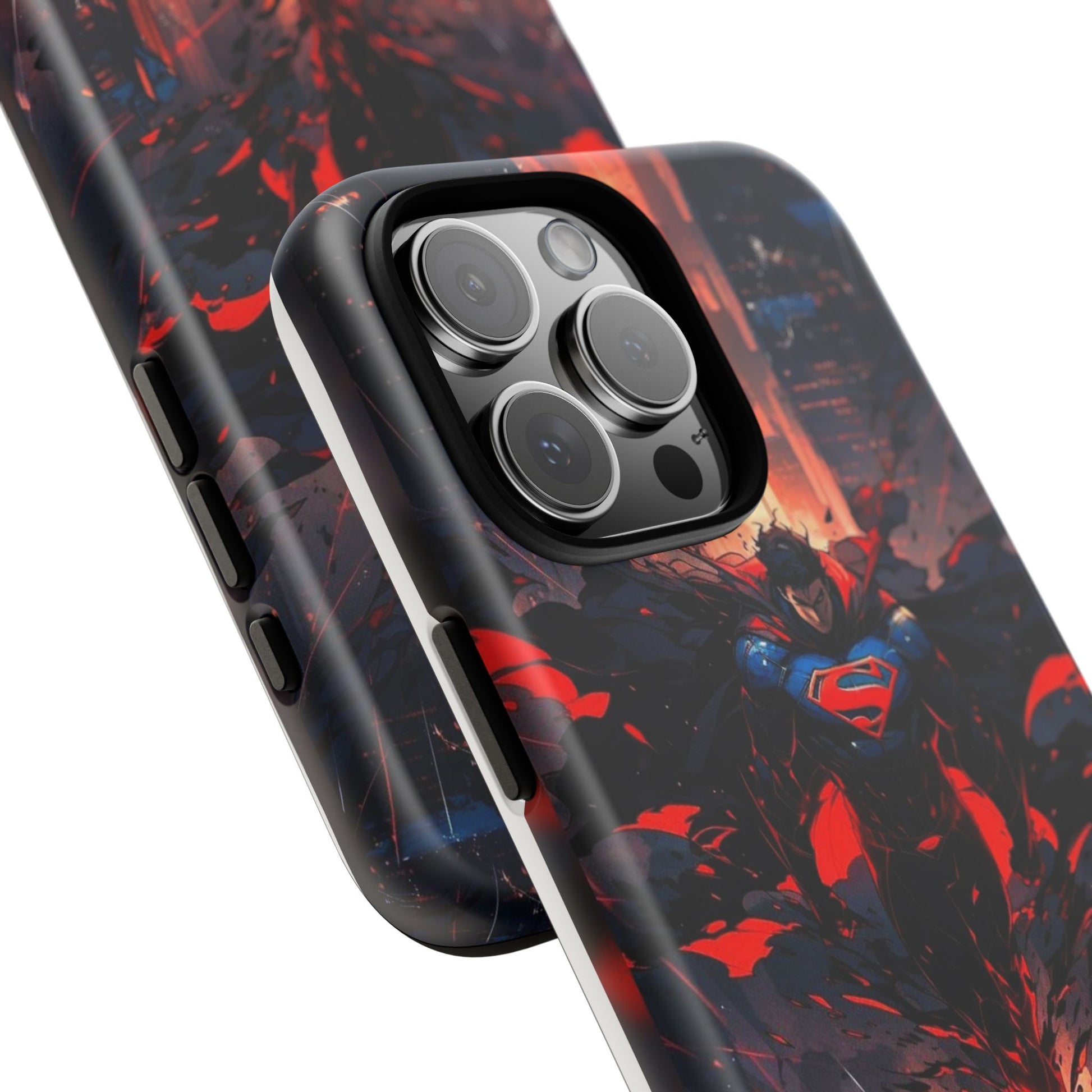 Anime Superman Tough Cases for iPhones, Samsung, and Pixel