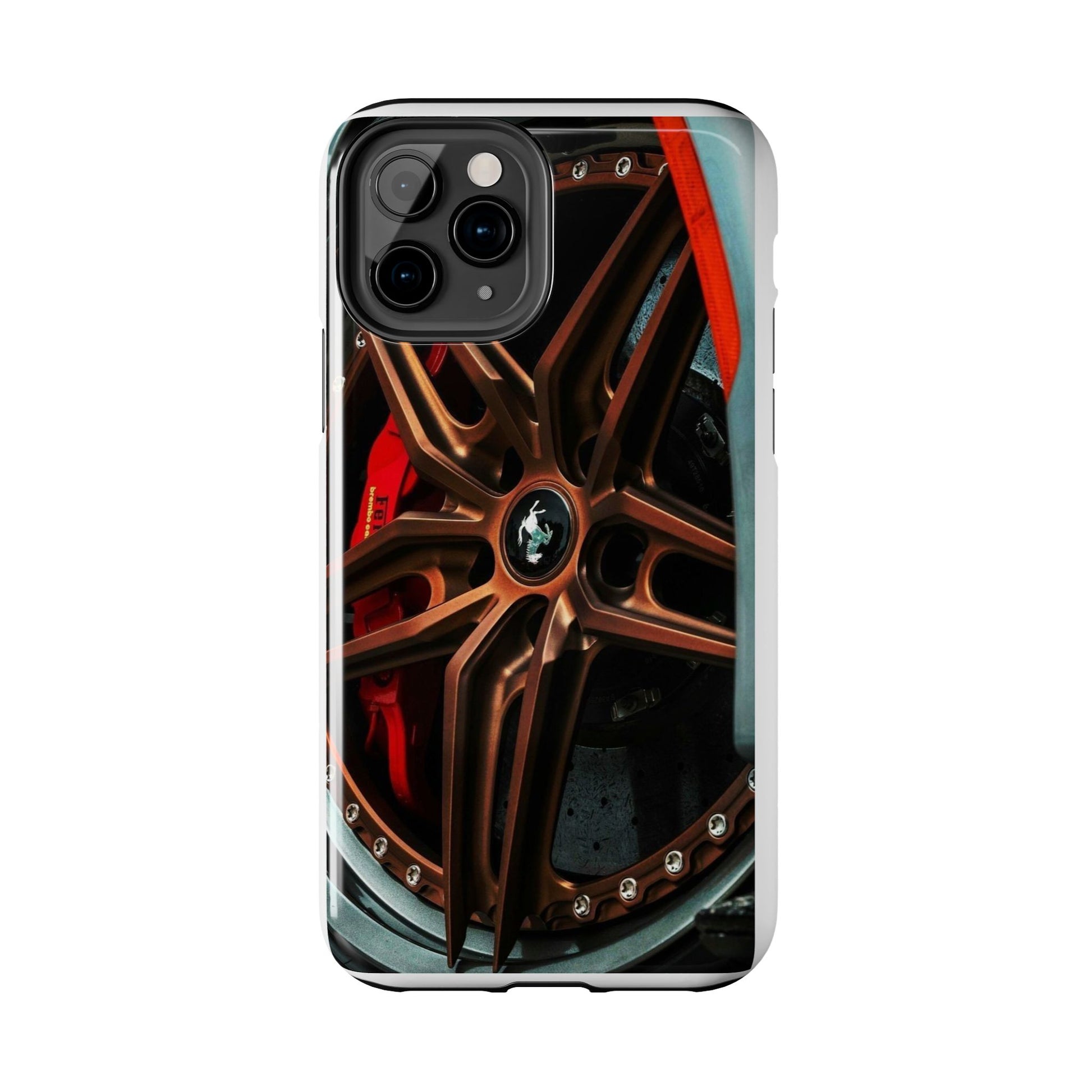 Sports Car Racing Wheel tough Phone Cases for Iphones & Samsung Durable