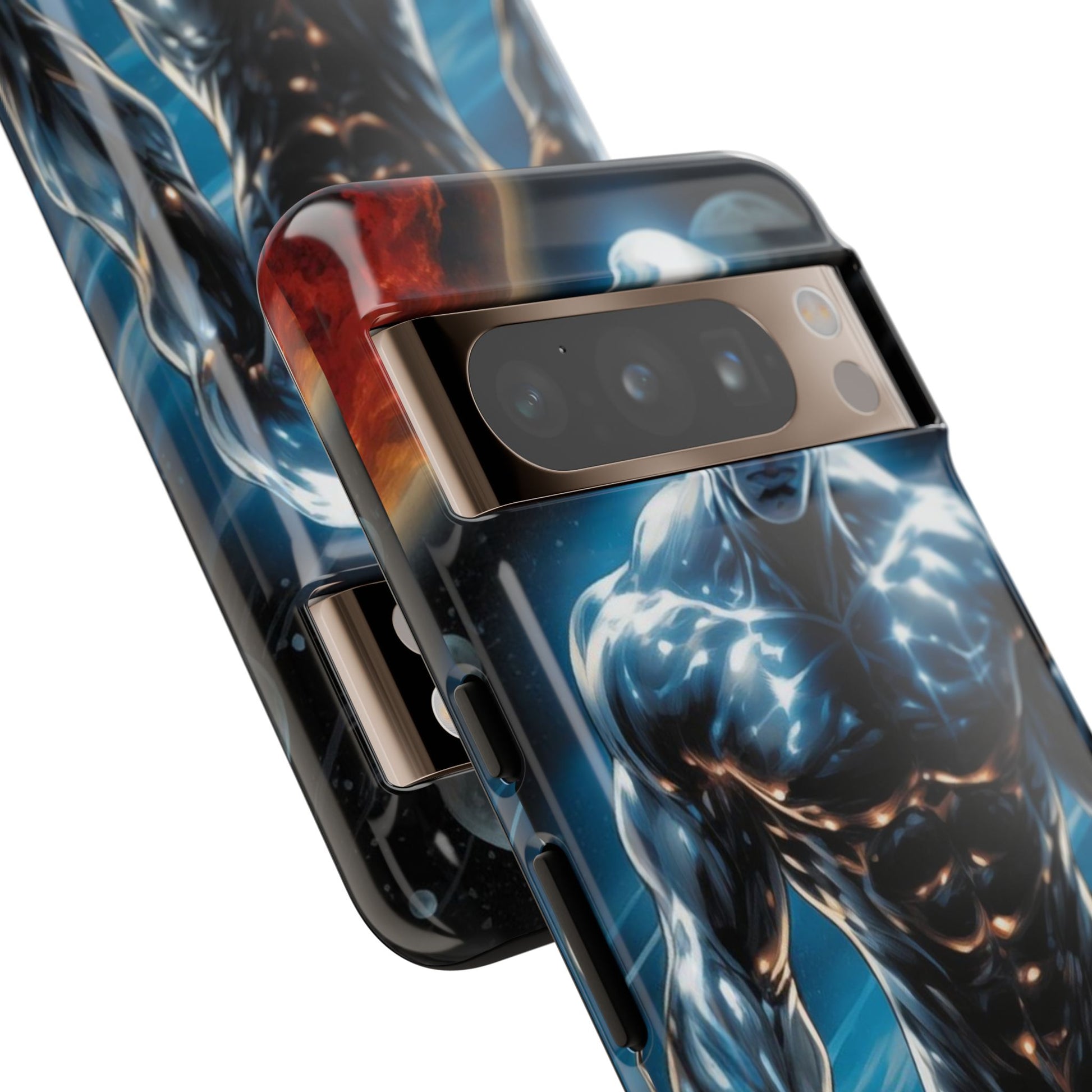 The Silver Surfer Comic Art Phone Case, Tough Cases for iPhones, Samsung, and Pixel