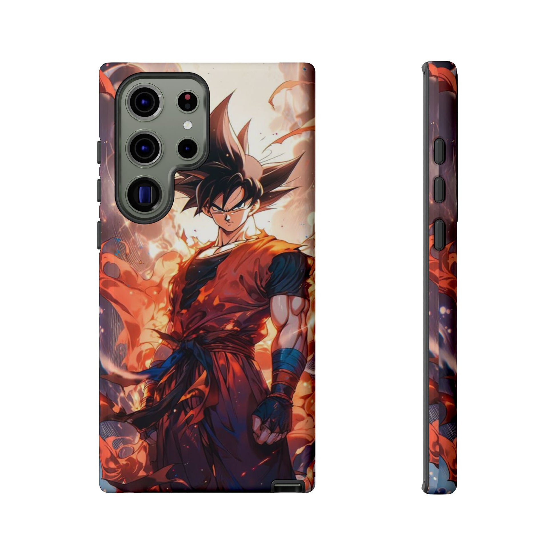 Anime Manga Dragon Ball Z Goku Tough Cases for iPhones, Samsung, and Pixel