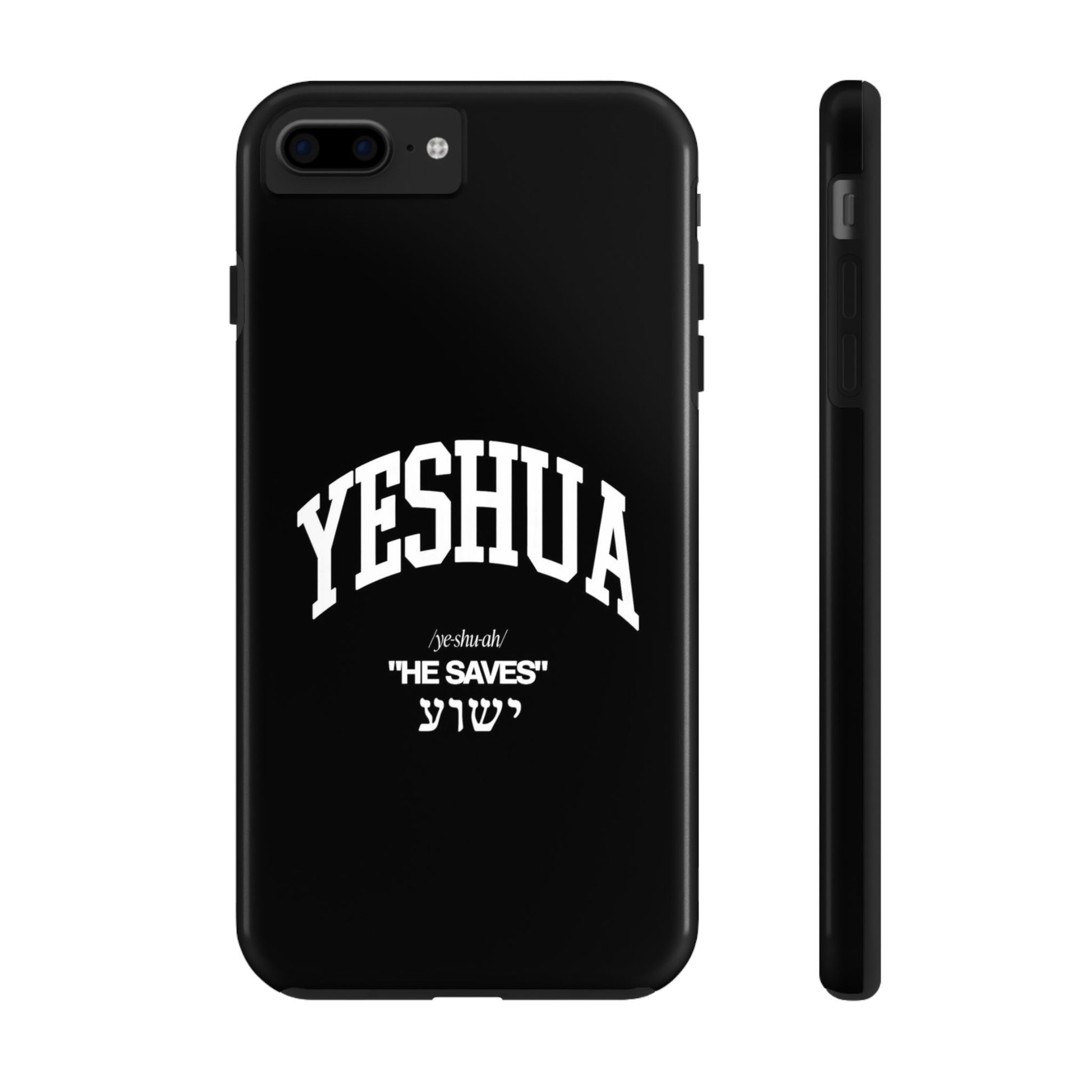 Yeshua He Saves Christian Theme Phone Cases for iPhones & Samsung Phones