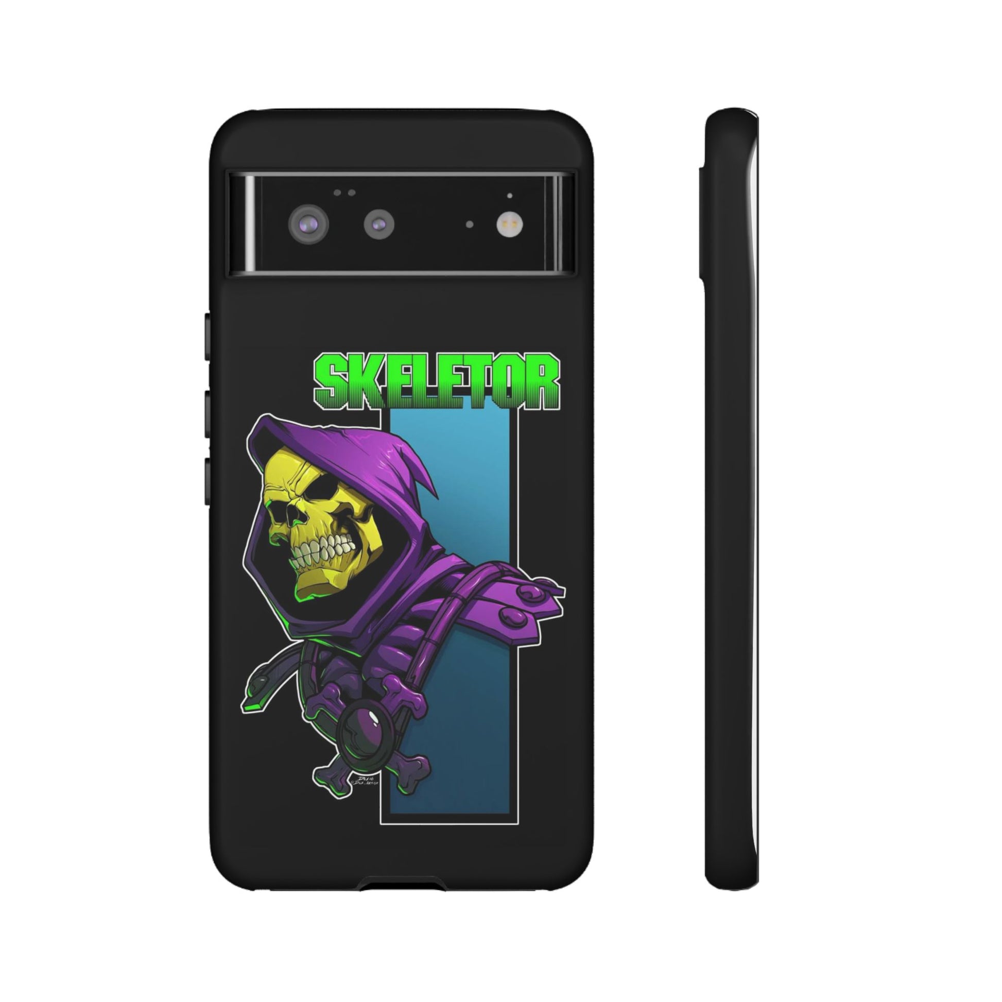 Skeletor Tough Cases for iPhones, Samsung, and Pixel