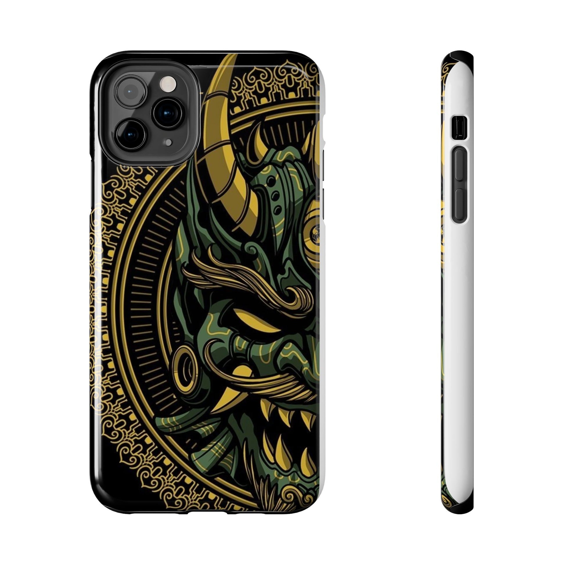 Kabuki Mask Theme Phone Cases for Iphones & Samsung Durable