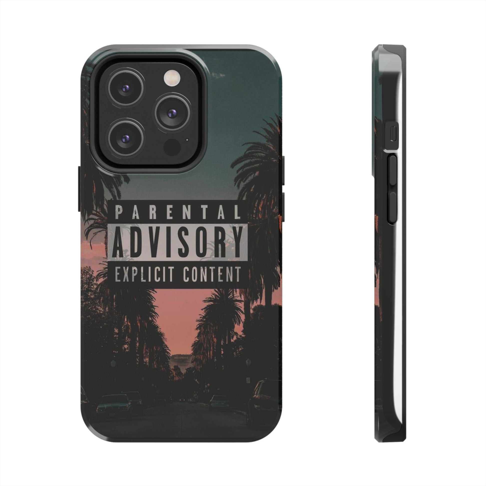 Parental Advisory Tough Phone Cases for Iphones & Samsung Durable