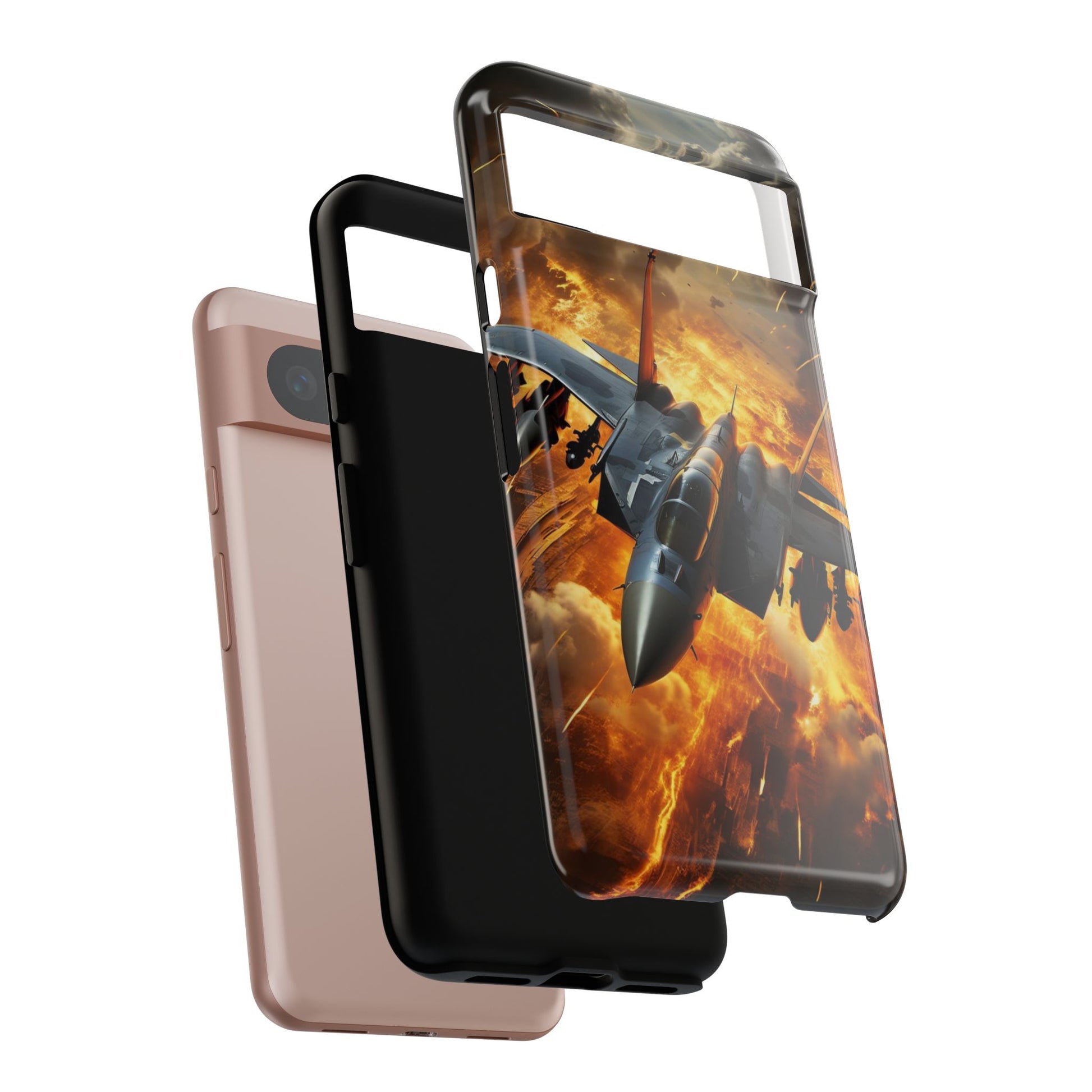 F-15 Fighter Jet Tough Cases for iPhones, Samsung, and Pixel