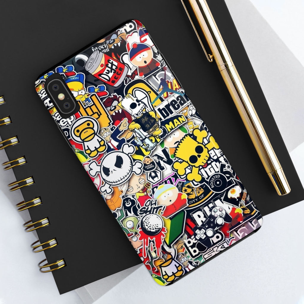 Sticker Bomb Theme Phone Case for iPhone & Samsung Galaxy Phones