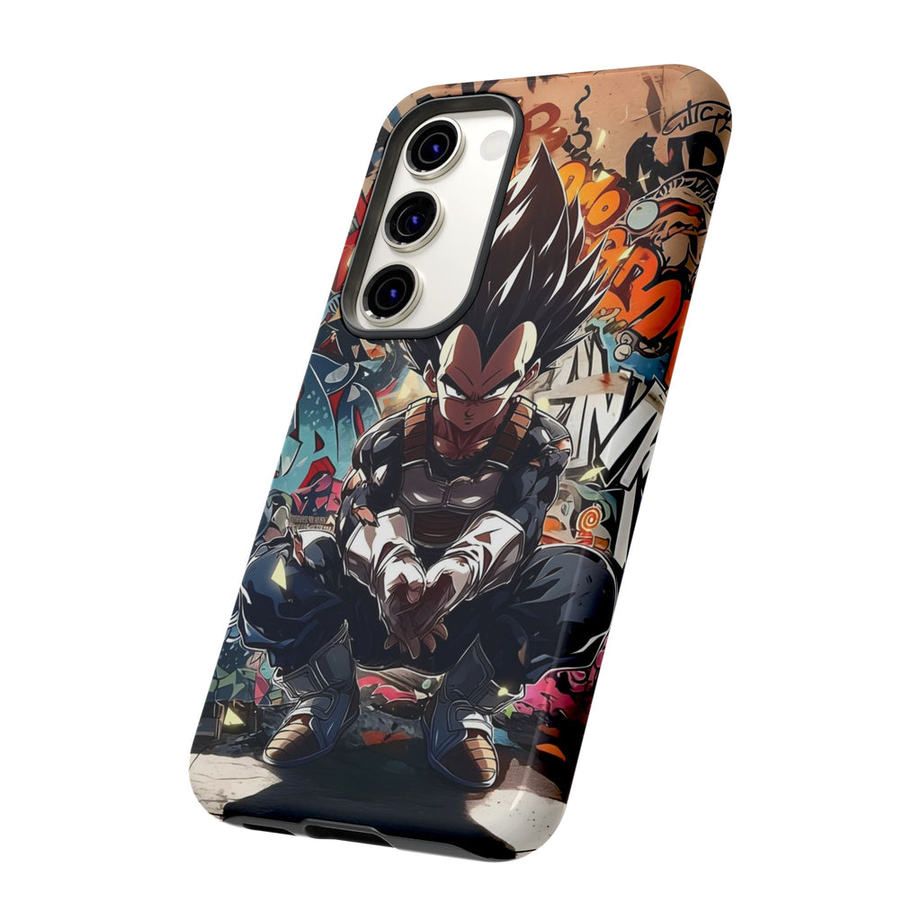 Anime Vegeta Dragon ball Z Tough Cases for iPhones, Samsung, and Pixel