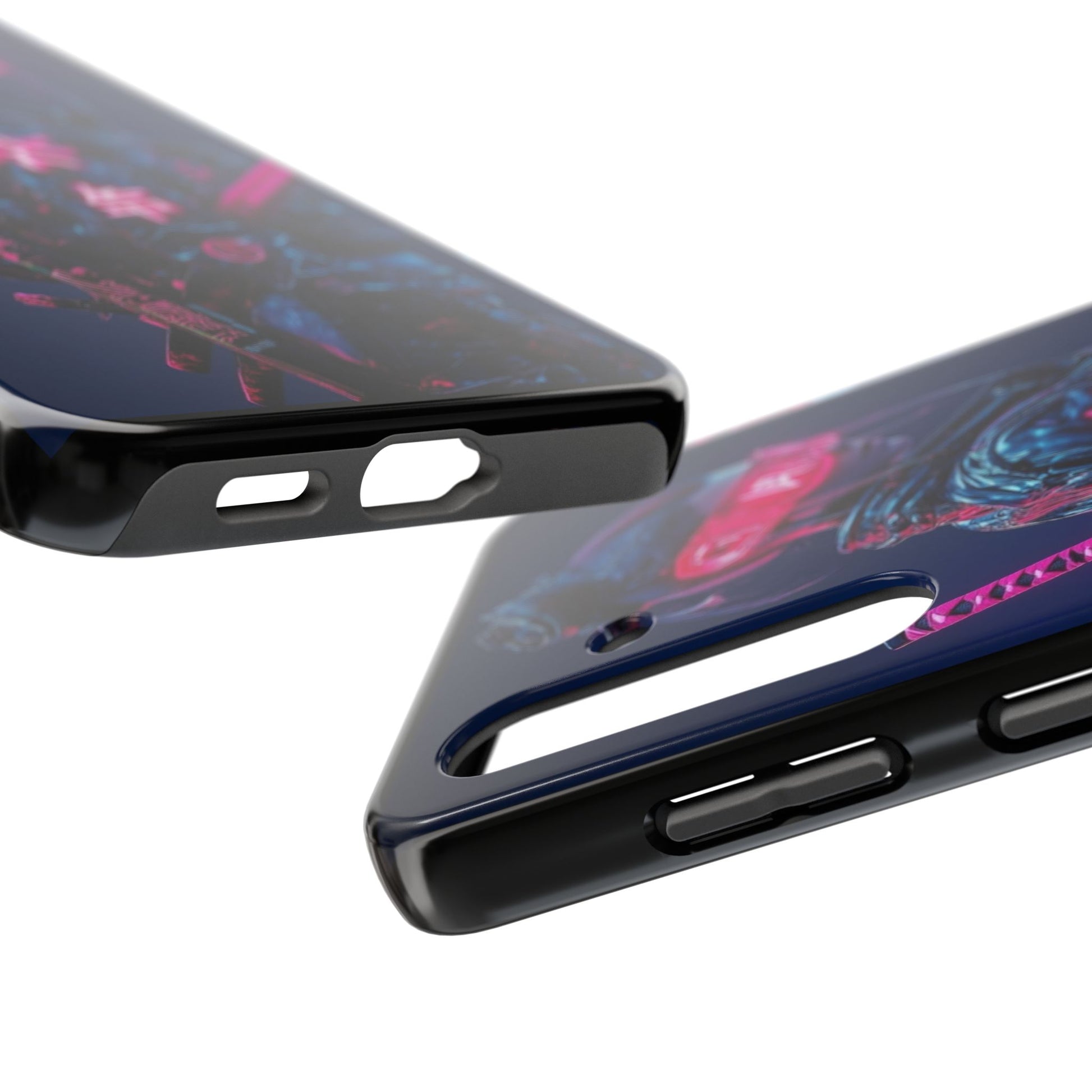 Female Cyber Ninja Warrior Phone Cases for Iphones & Samsung Phones