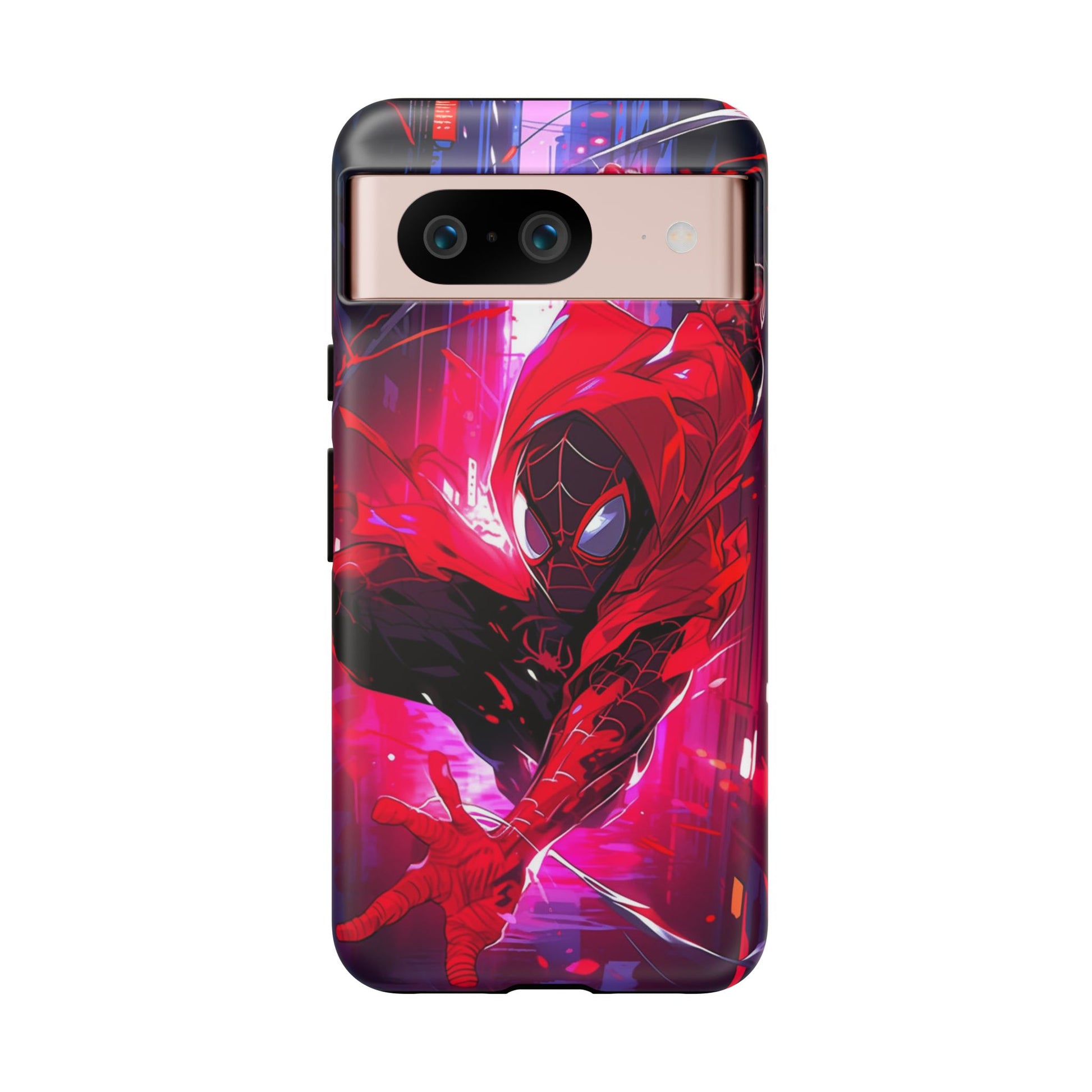 Miles Morales Spiderman Phone Case, Tough Cases for iPhones, Samsung, and Pixel