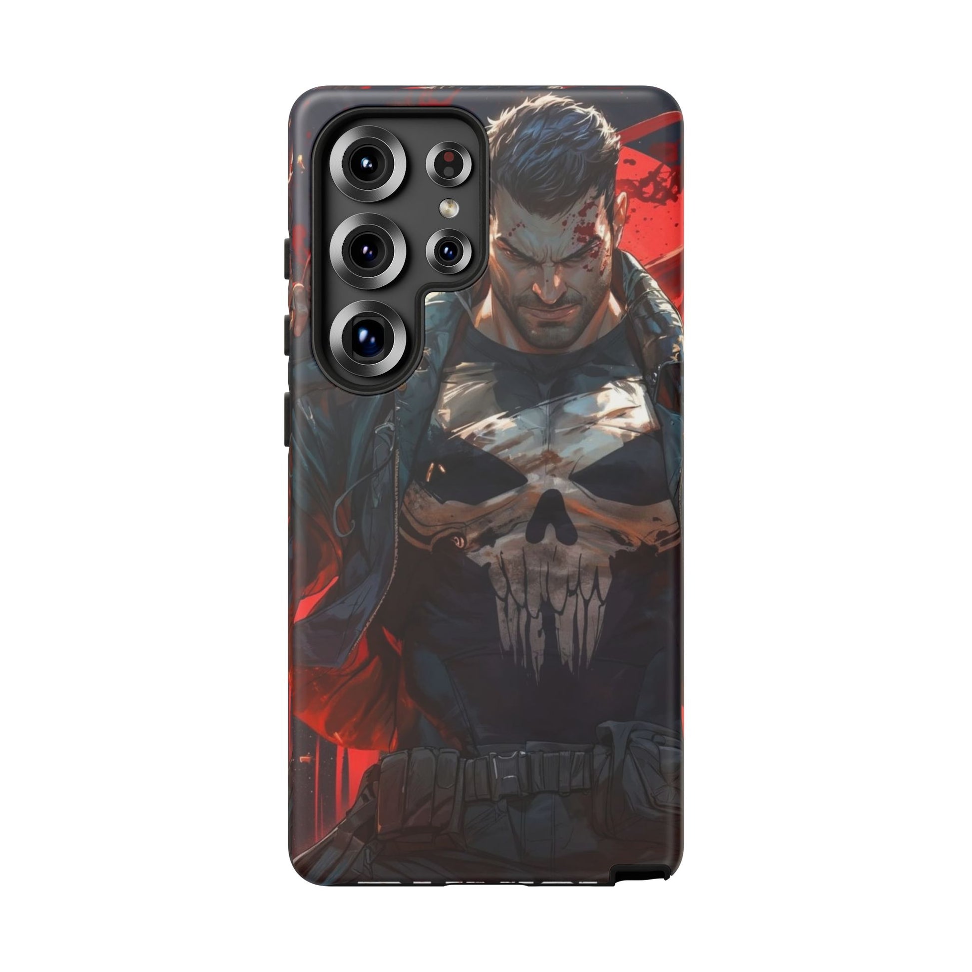 Punisher Tough Cases for iPhones, Samsung, and Pixel
