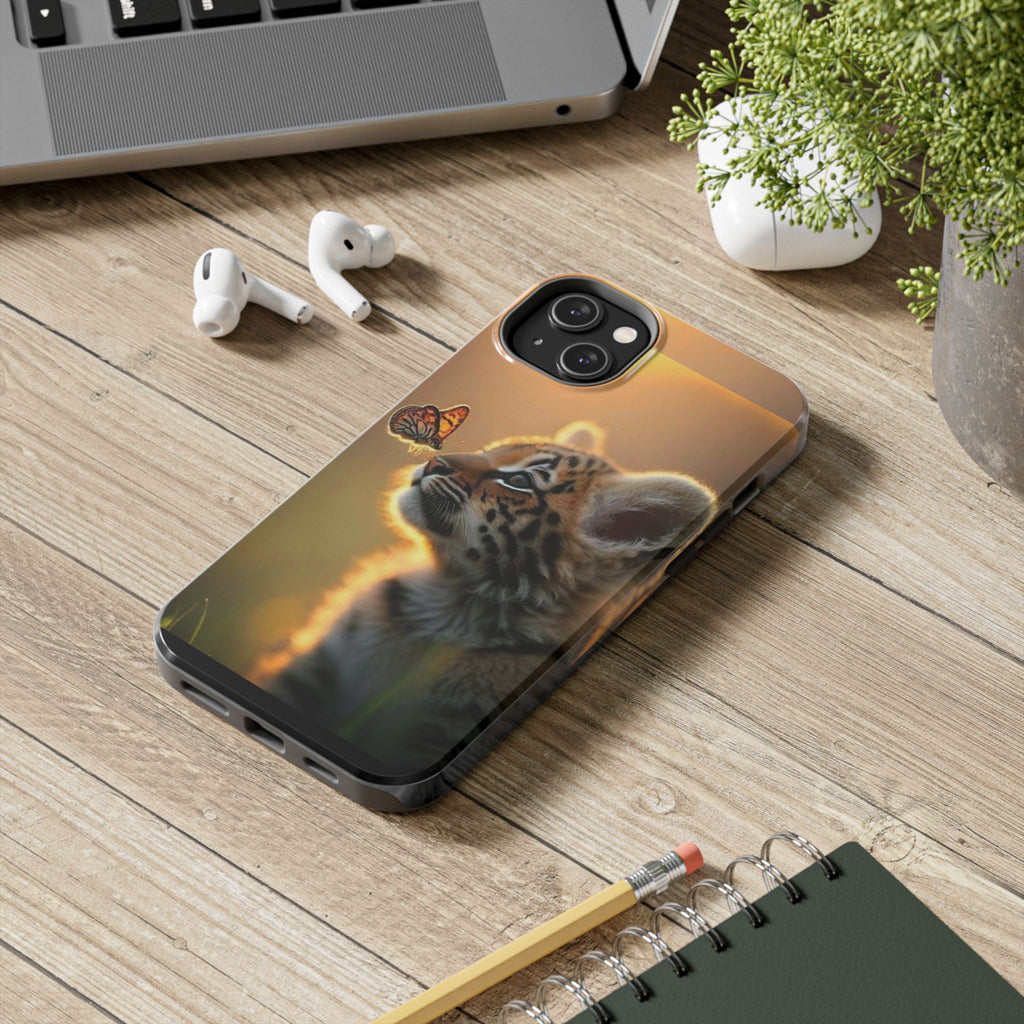Tiger Cub Theme Phone Cases for iPhones & Samsung Phones