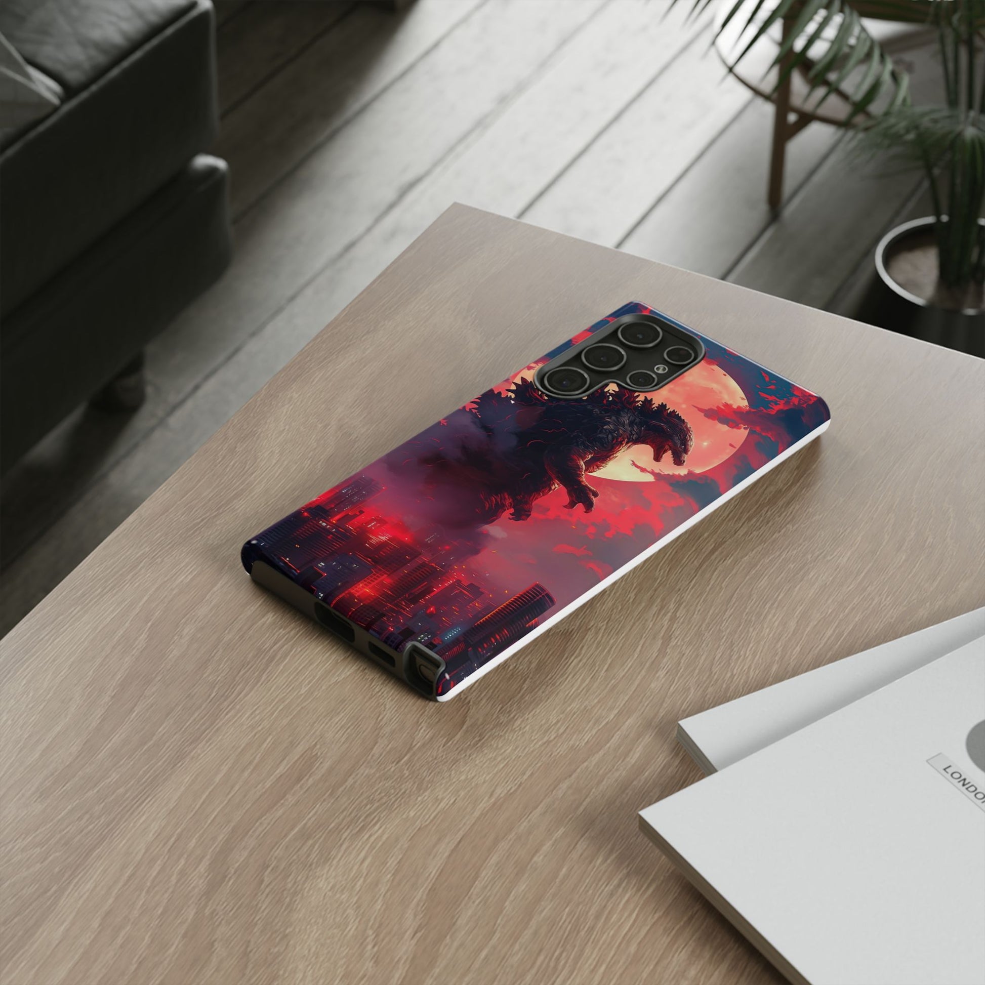 King of Monsters Godzilla Tough Phone Cases for iPhones, Samsung, and Pixel