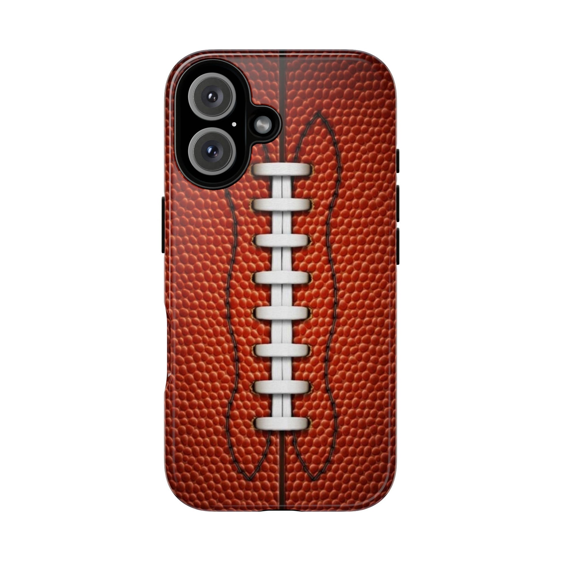 Football Pigskin Print Tough Cases for iPhones, Samsung, and Pixel