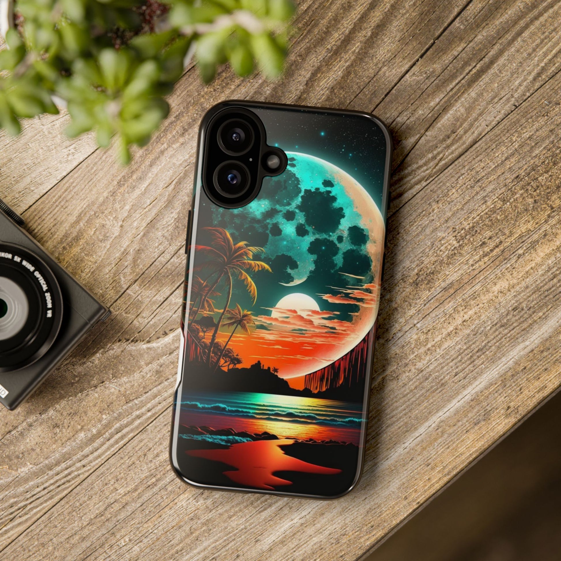 Fantasy Beach Sunset Landscape Phone Case for iPhone, Samsung Galaxy, & Pixel Phones