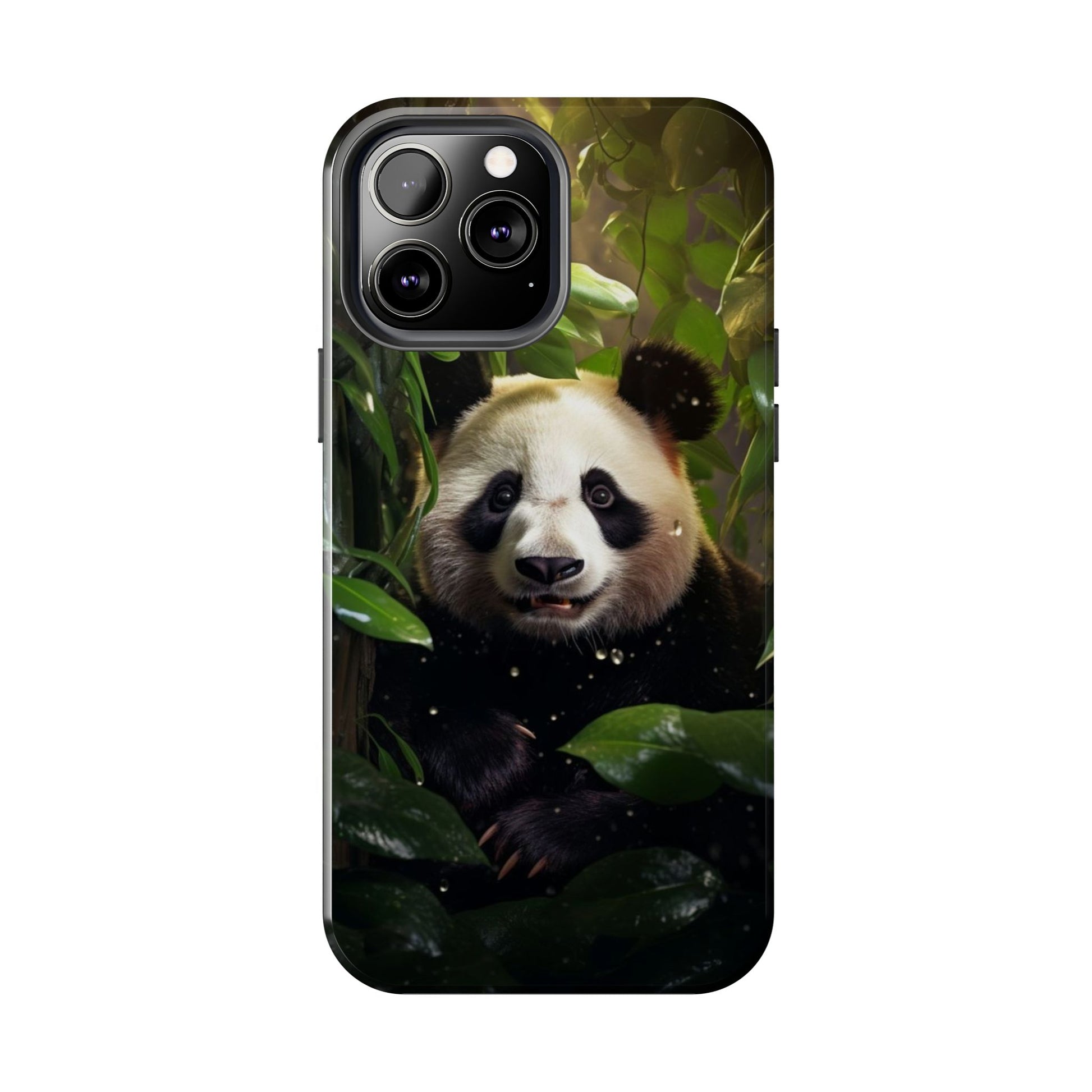 Smiling Panda Theme Phone Cases for iPhones & Samsung Phones