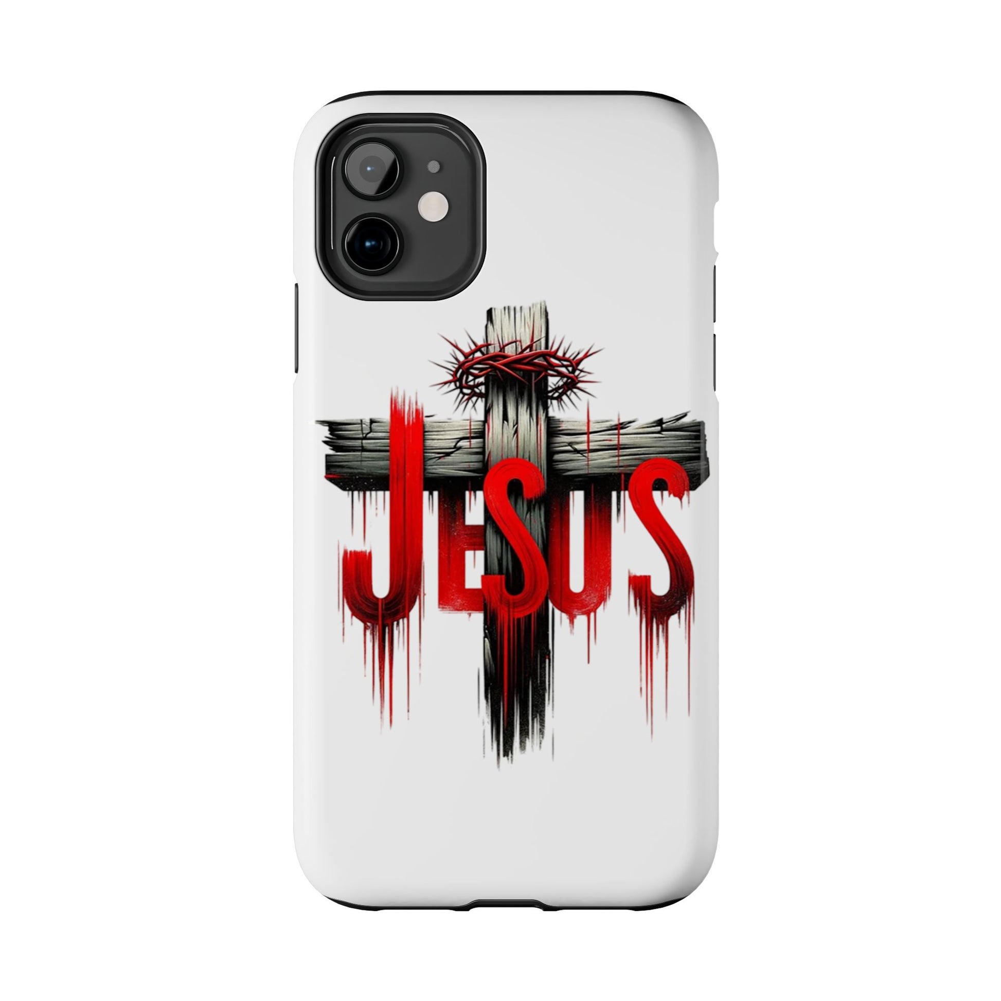 Jesus Cross and Crown Christian Theme Phone Cases for iPhones & Samsung Phones