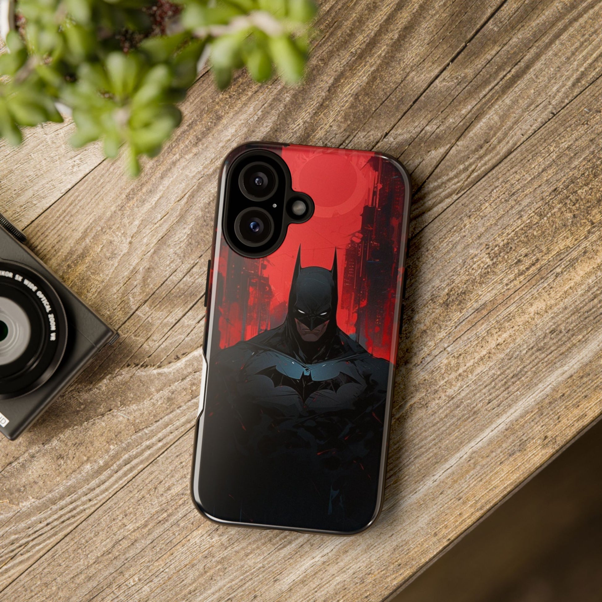 The Dark Knight Batman Tough Cases for iPhones, Samsung, and Pixel