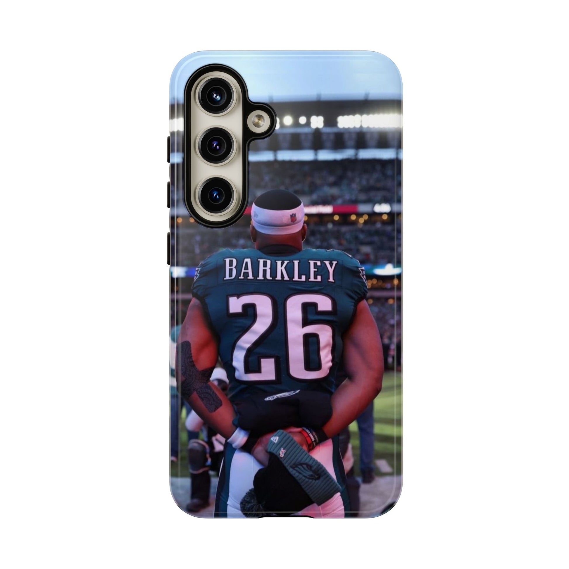 Eagles Football Saquon Barkley Tough Cases for iPhones, Samsung, and Pixel