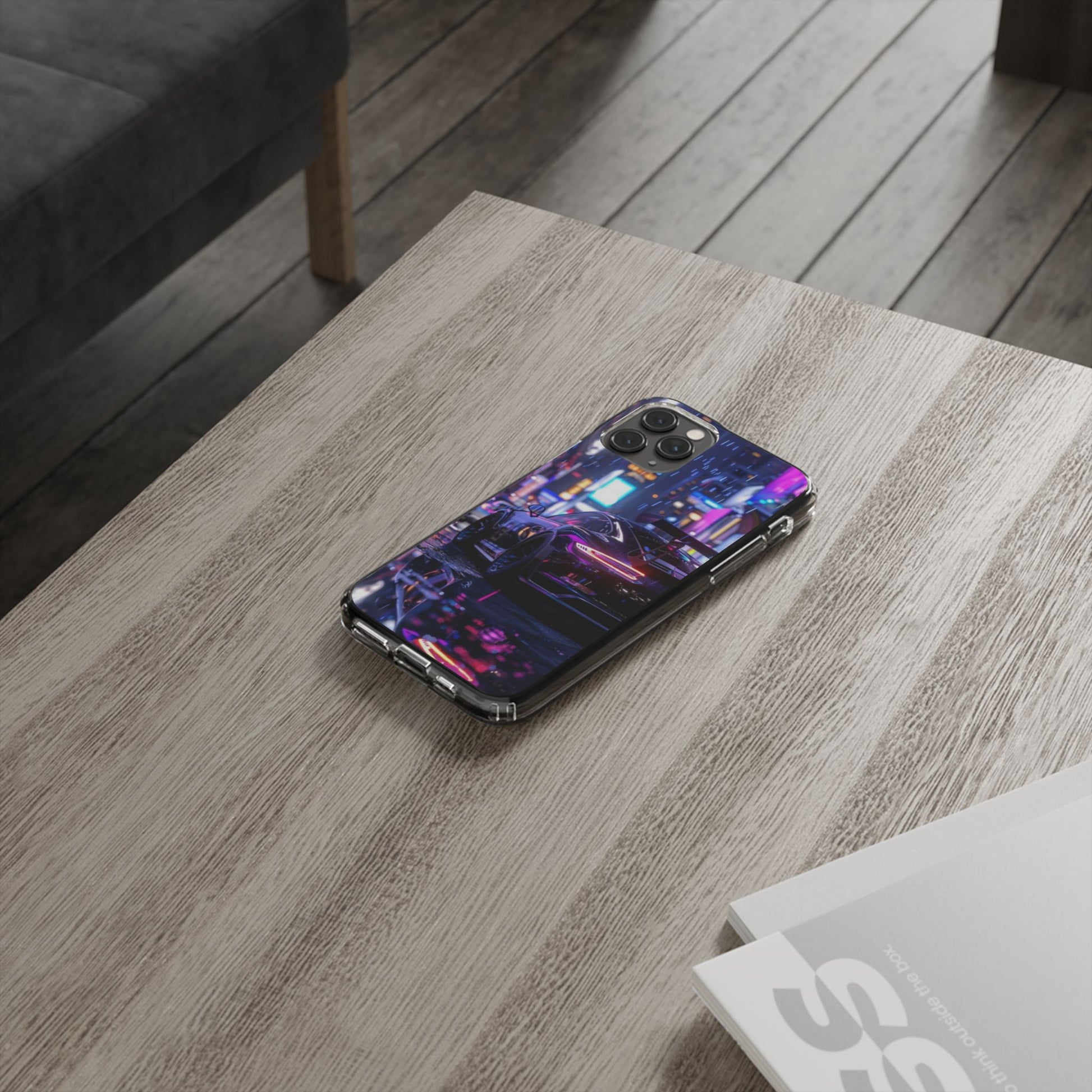 Beautiful Porsche in City Art Iphone, Samsung case