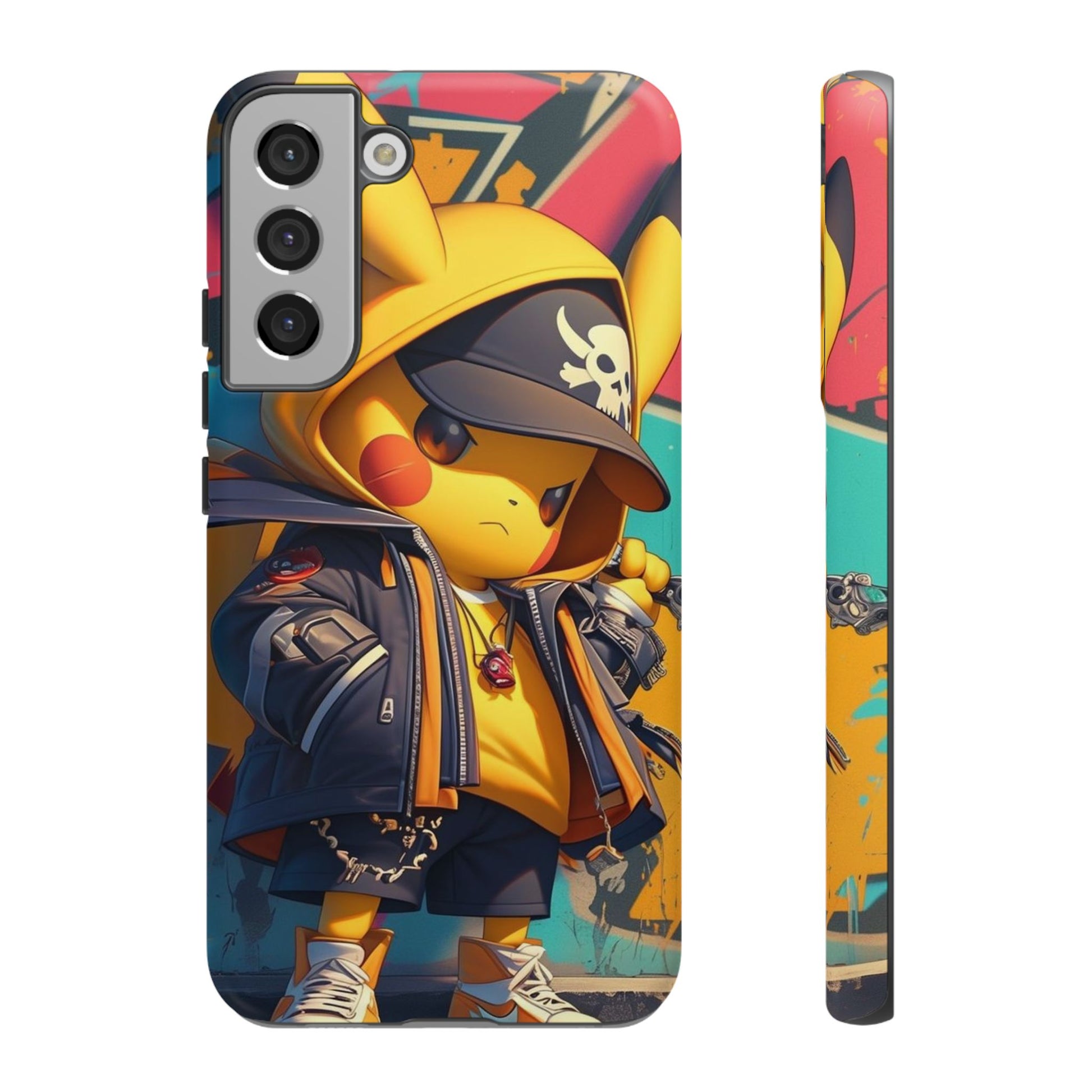 Cute Poke Bear Phone Case, Tough Cases for iPhones, Samsung, and Pixel