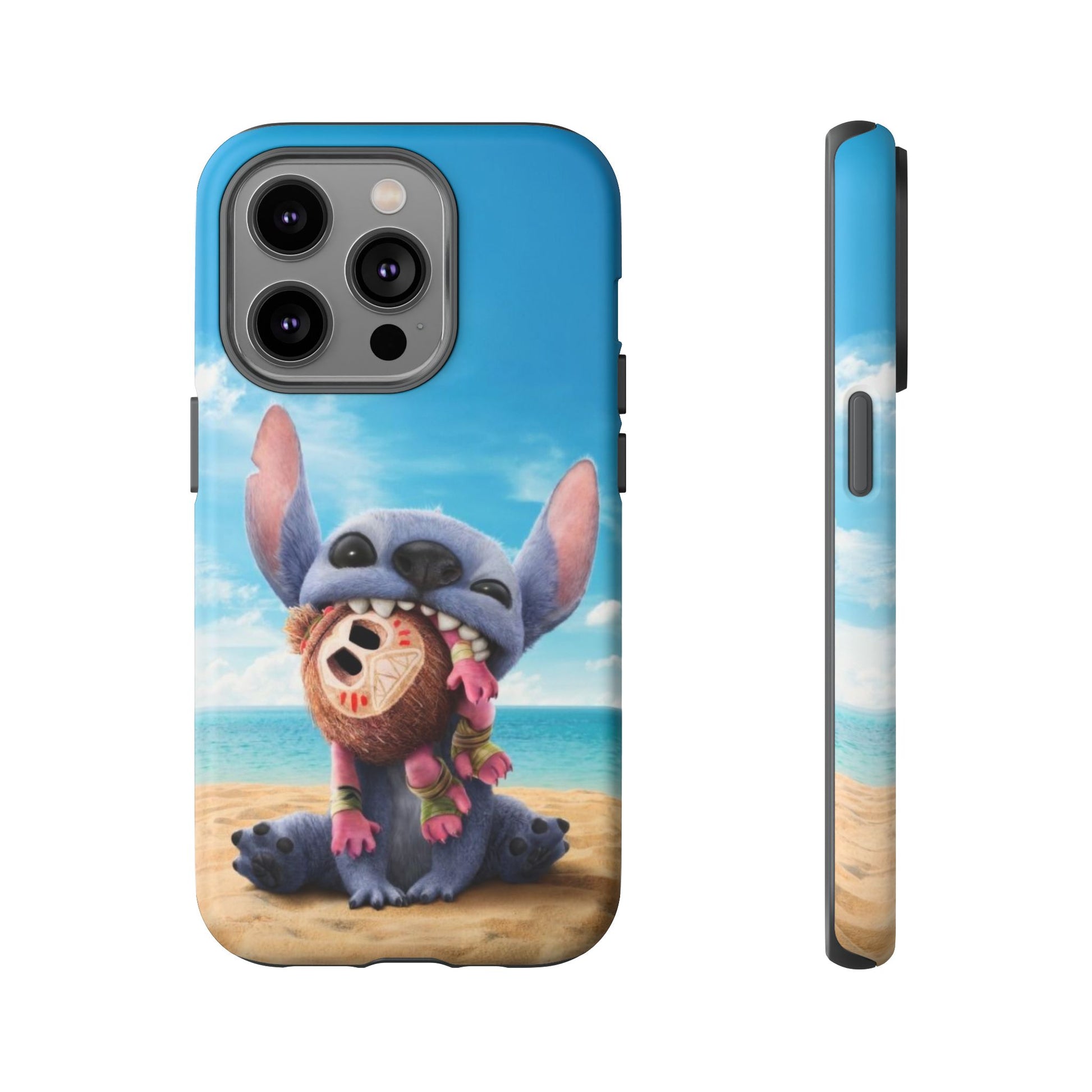 Stitch Beach Sunset Landscape Phone Case for iPhone, Samsung Galaxy, & Pixel Phones