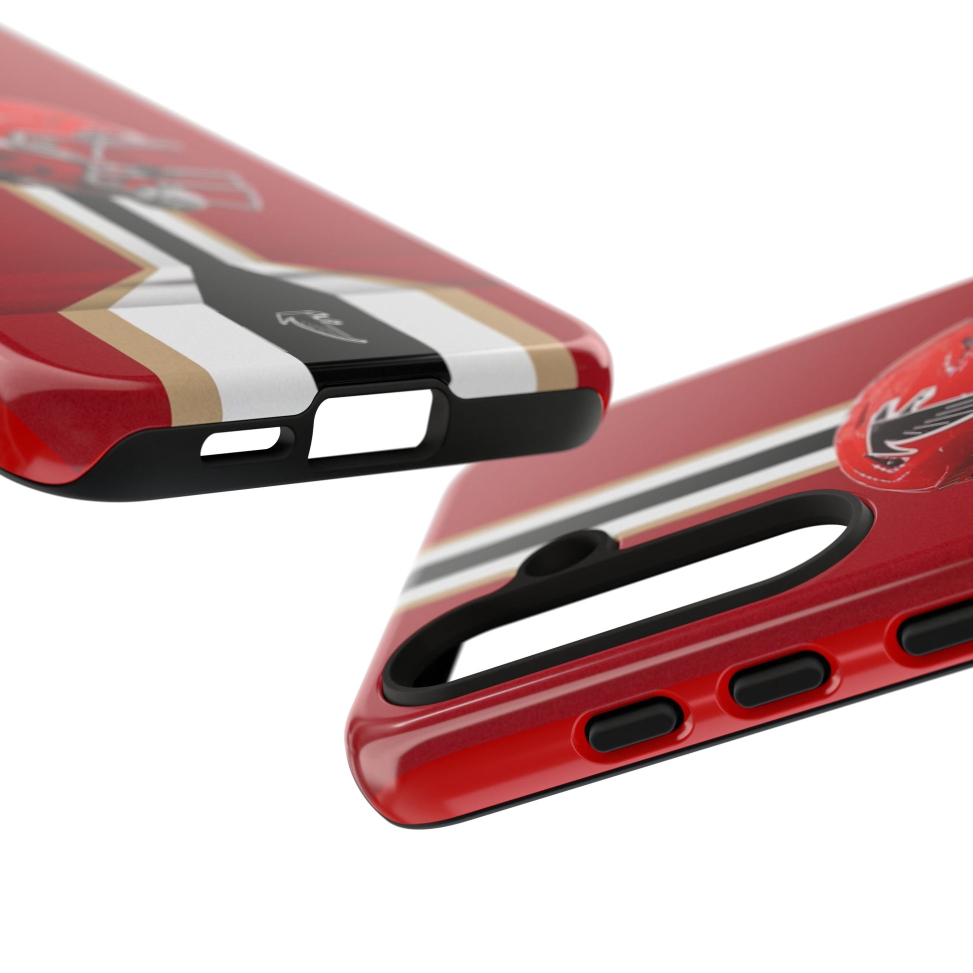 Atlanta Falcons Football Helmet Logo Tough Cases for iPhones, Samsung, and Pixel