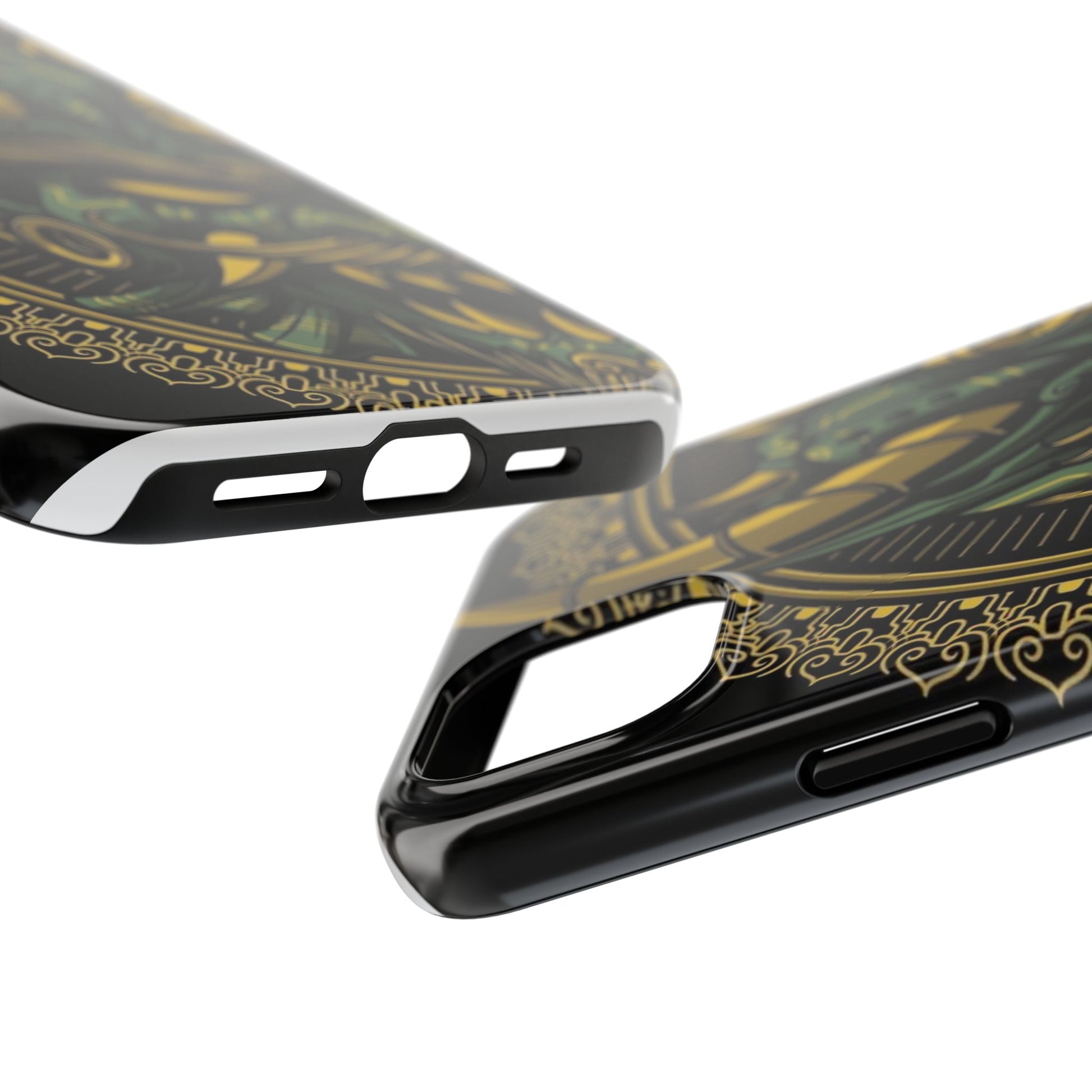 Kabuki Mask Theme Phone Cases for Iphones & Samsung Durable