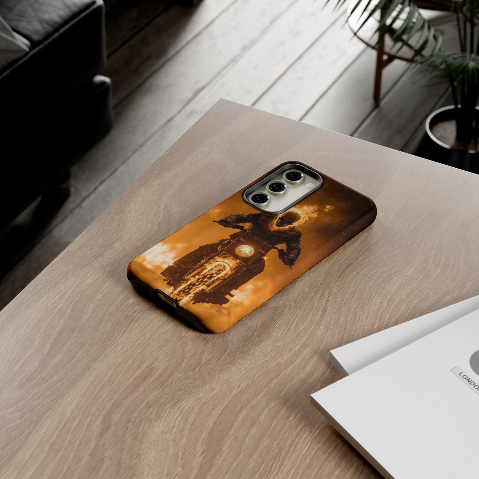 Marvel's Ghostrider Tough Cases for iPhones, Samsung, and Pixel