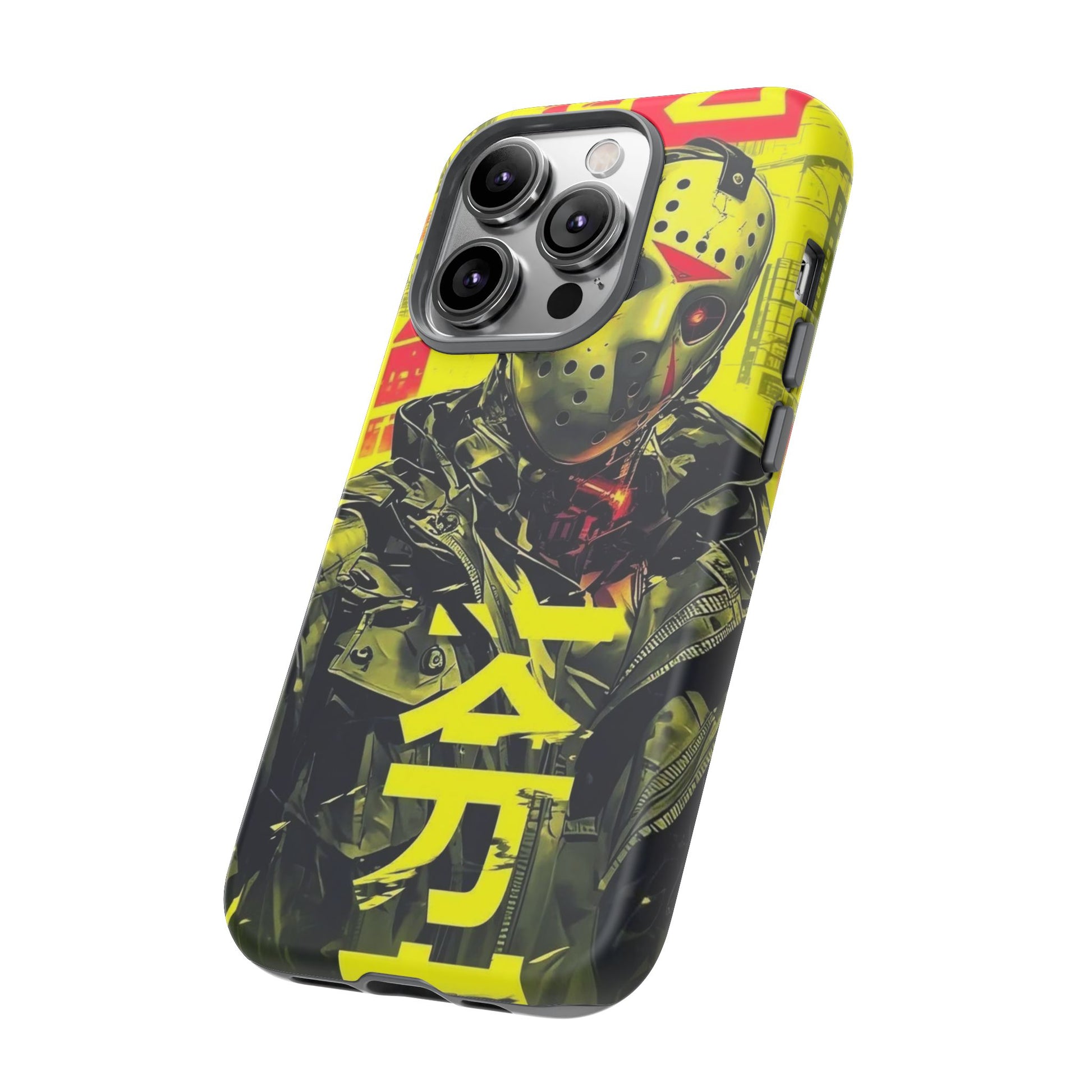 Cyberpunk X Jason Voorhees Tough Cases for iPhones, Samsung, and Pixel
