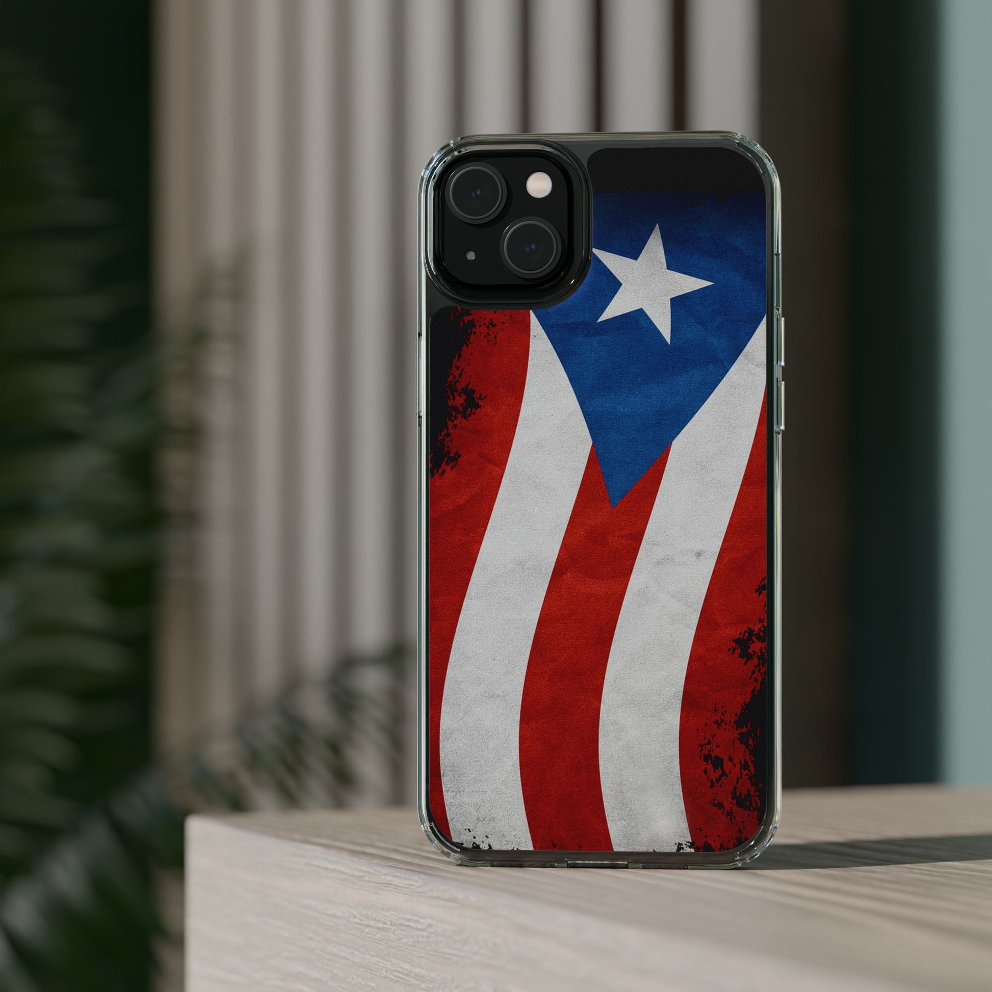 Puerto Rican Flag Art Inspired Iphone and Samsung Protective case