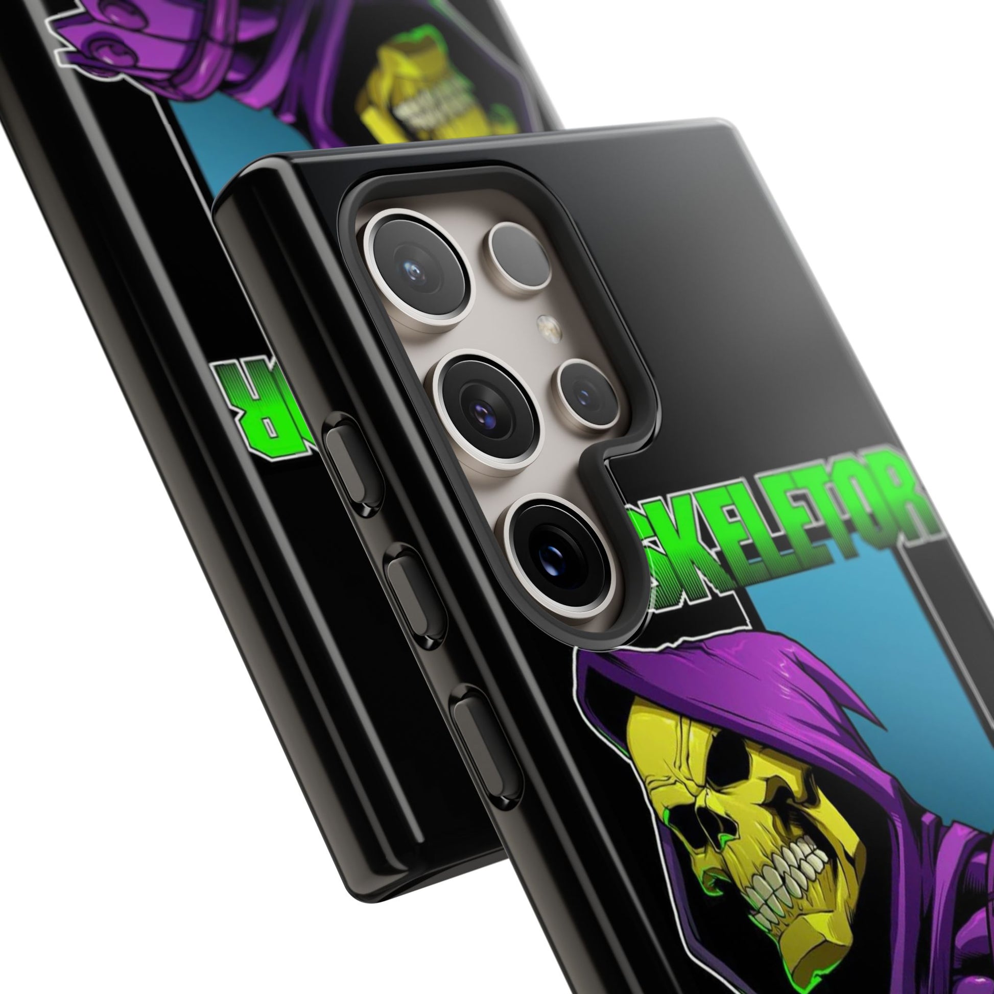 Skeletor Tough Cases for iPhones, Samsung, and Pixel
