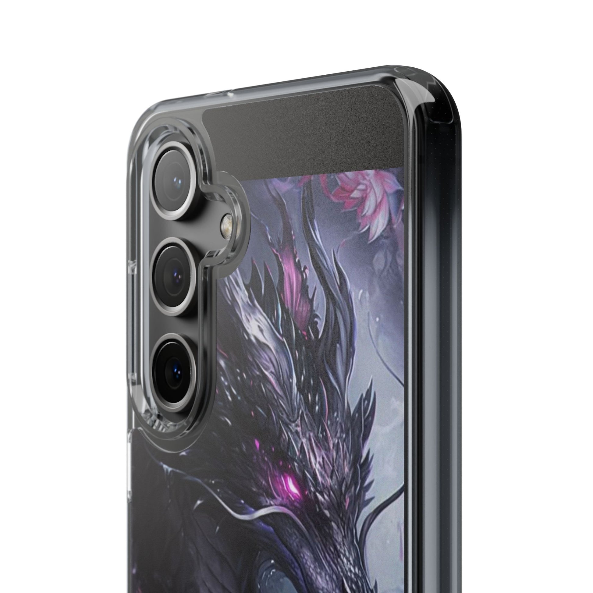 Phone Cases, Purple Dragon Design, iPhone Samsung Case, Protective Cover, Unique