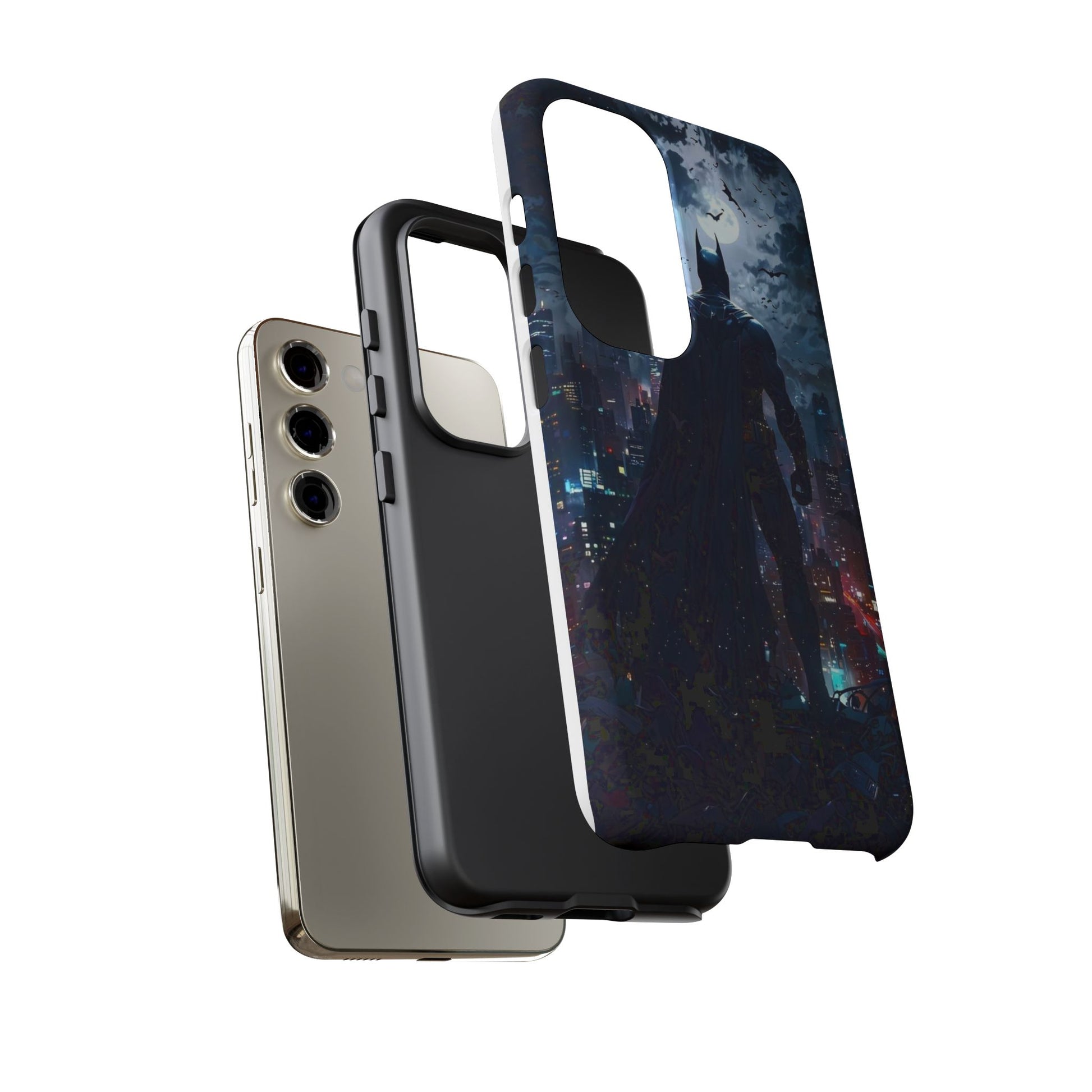 Gotham City Batman Tough Cases for iPhones, Samsung, and Pixel
