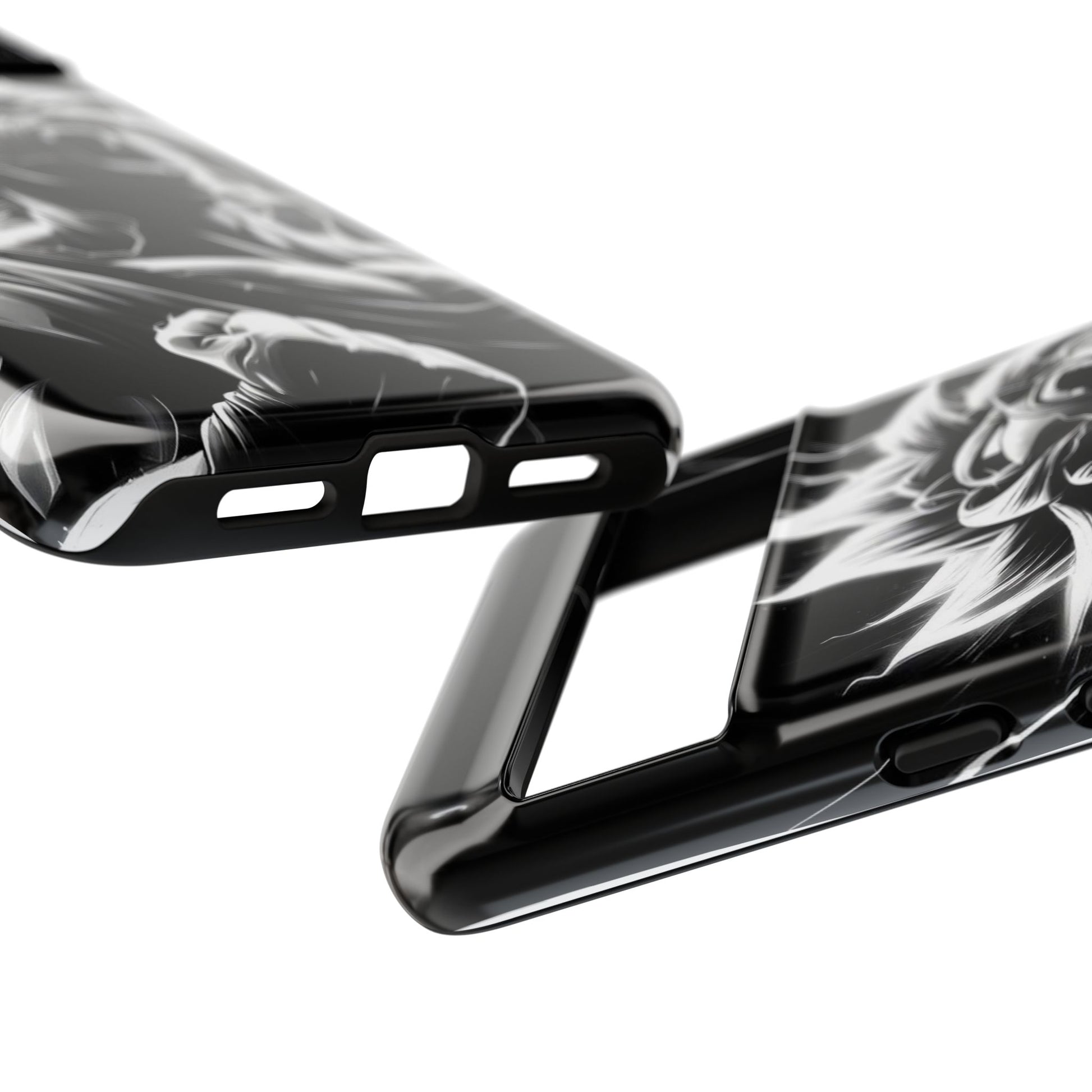 Anime Saiyan Rage Dragon ball Z Tough Cases for iPhones, Samsung, and Pixel
