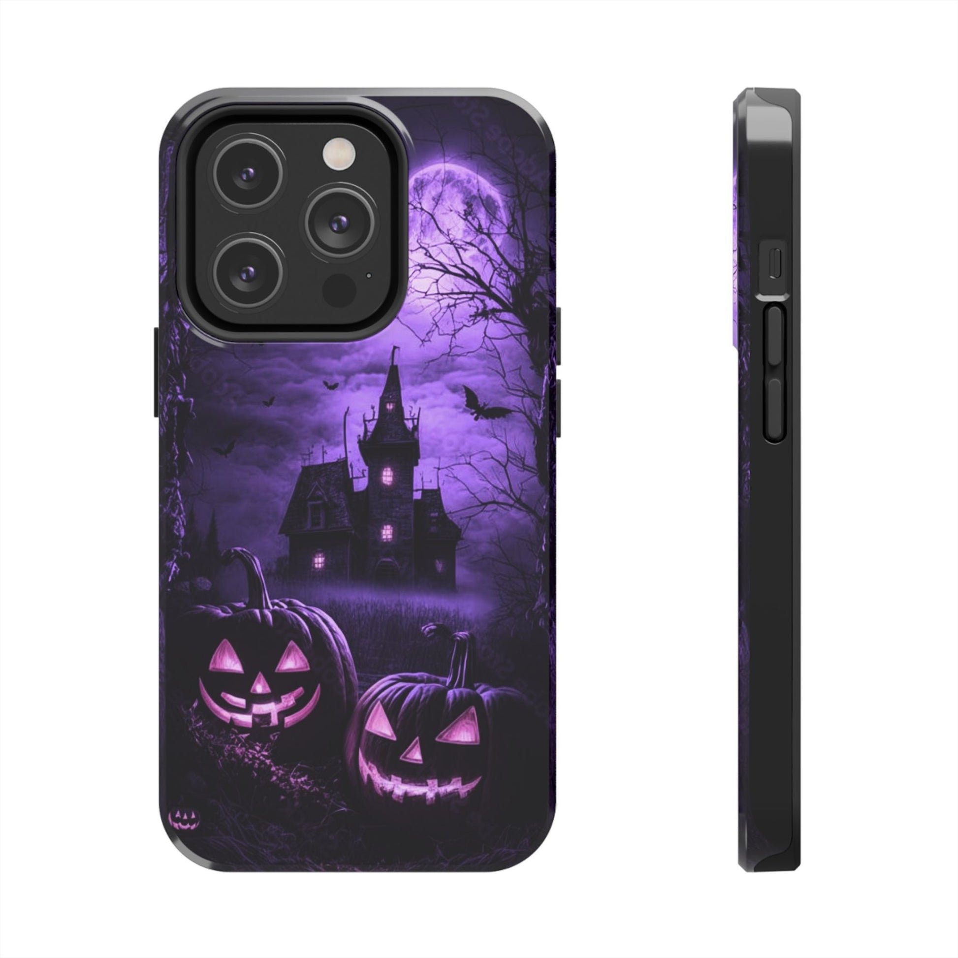 Haunted House Halloween Theme Phone Cases for iPhones & Samsung Phones