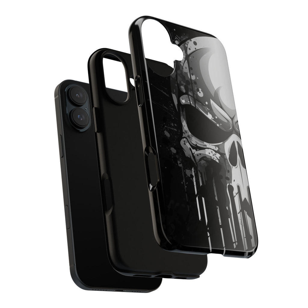 Punisher Skull Tough Cases for iPhones, Samsung, and Pixel