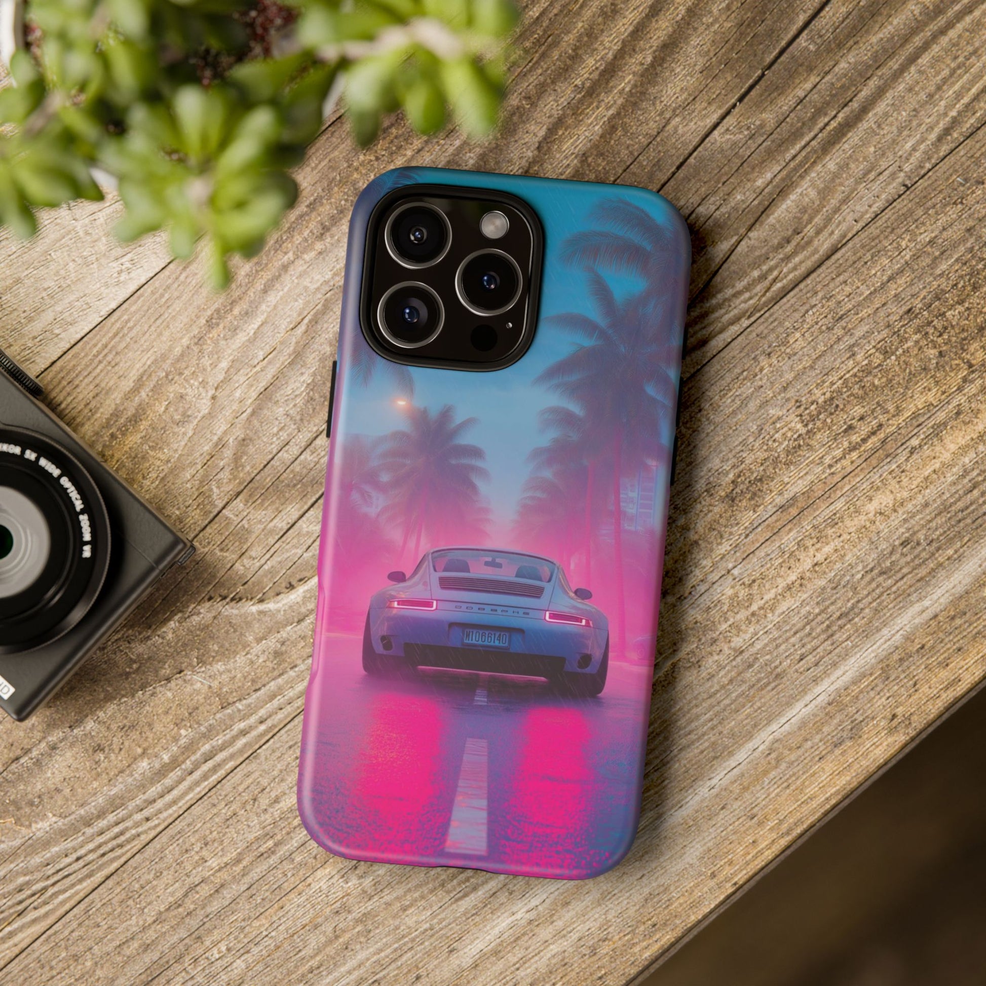 Miami Vice Porsche Phone Case for iPhone, Samsung Galaxy, & Pixel Phones