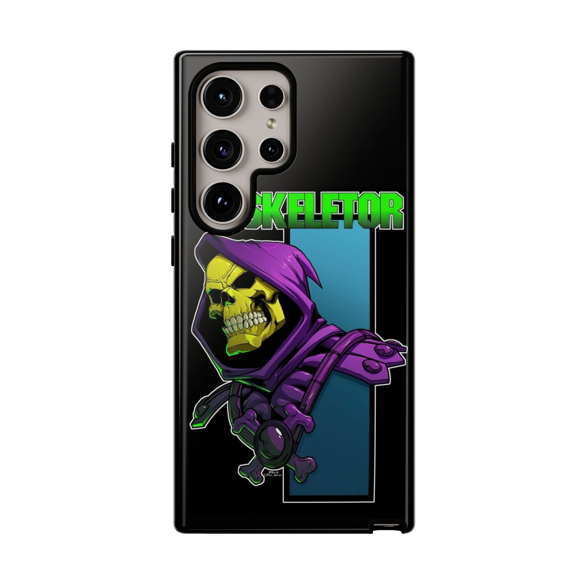 Skeletor Tough Cases for iPhones, Samsung, and Pixel
