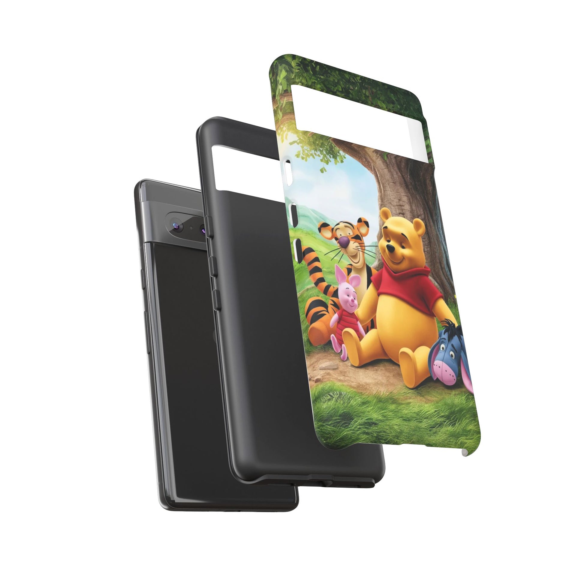 Cute Pooh Bear Phone Case, Tough Cases, Disney Phone for iPhones, Samsung, and Pixel