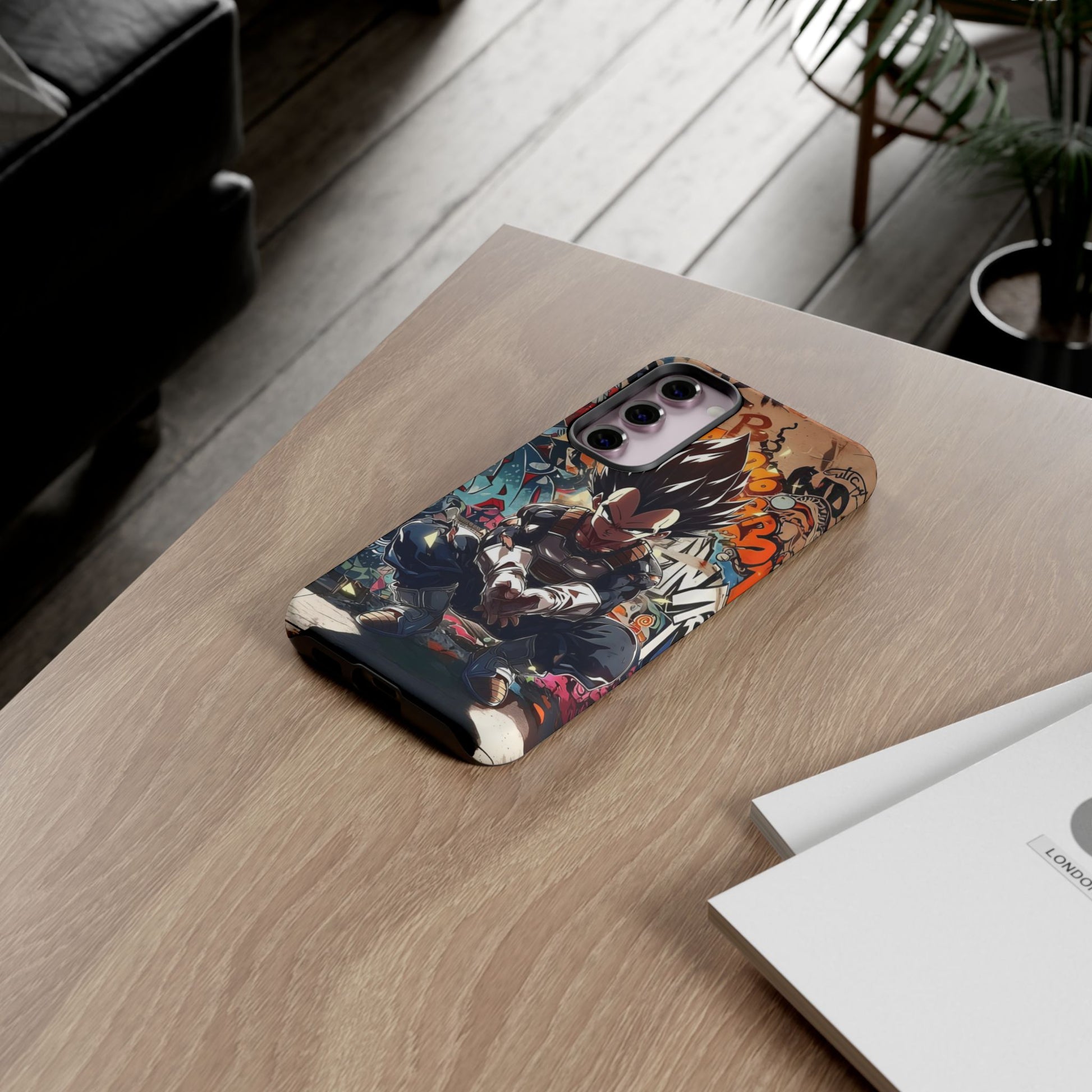 Anime Vegeta Dragon ball Z Tough Cases for iPhones, Samsung, and Pixel