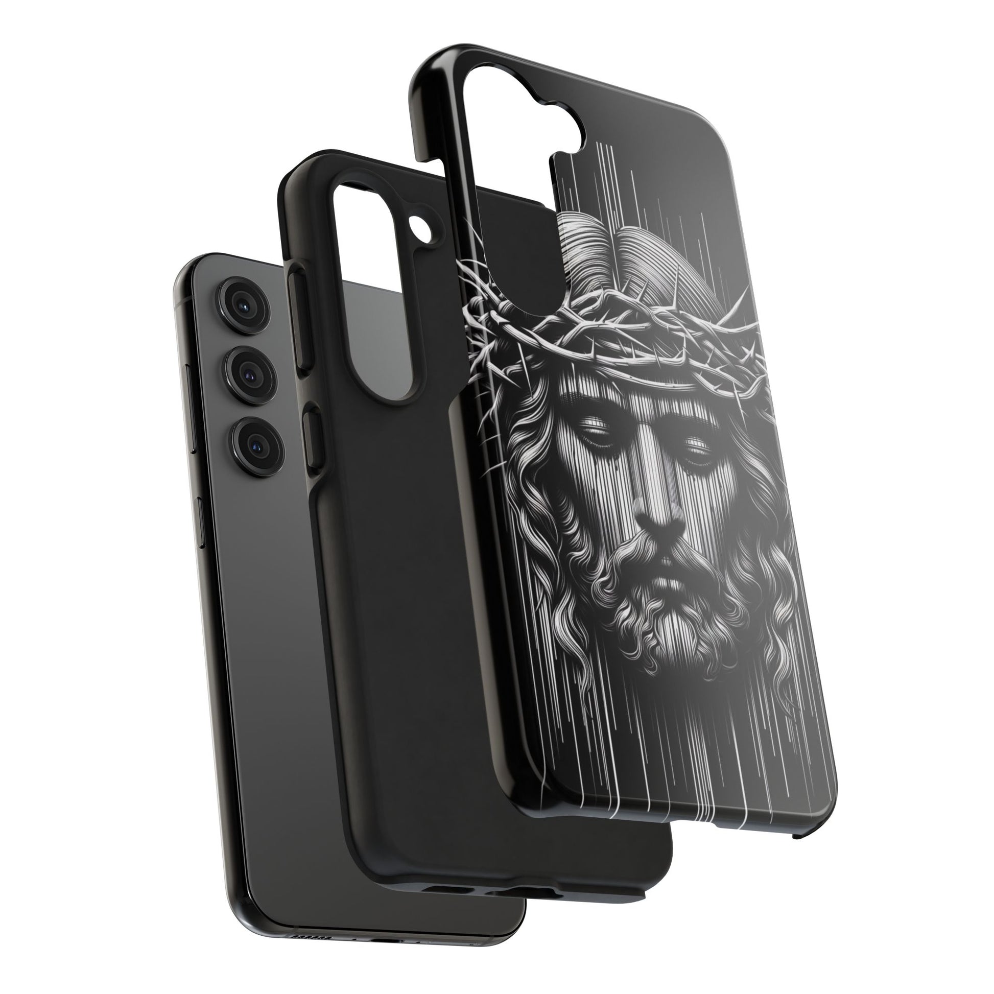 Jesus The King Crown Christian Phone Cases for iPhones & Samsung Phones