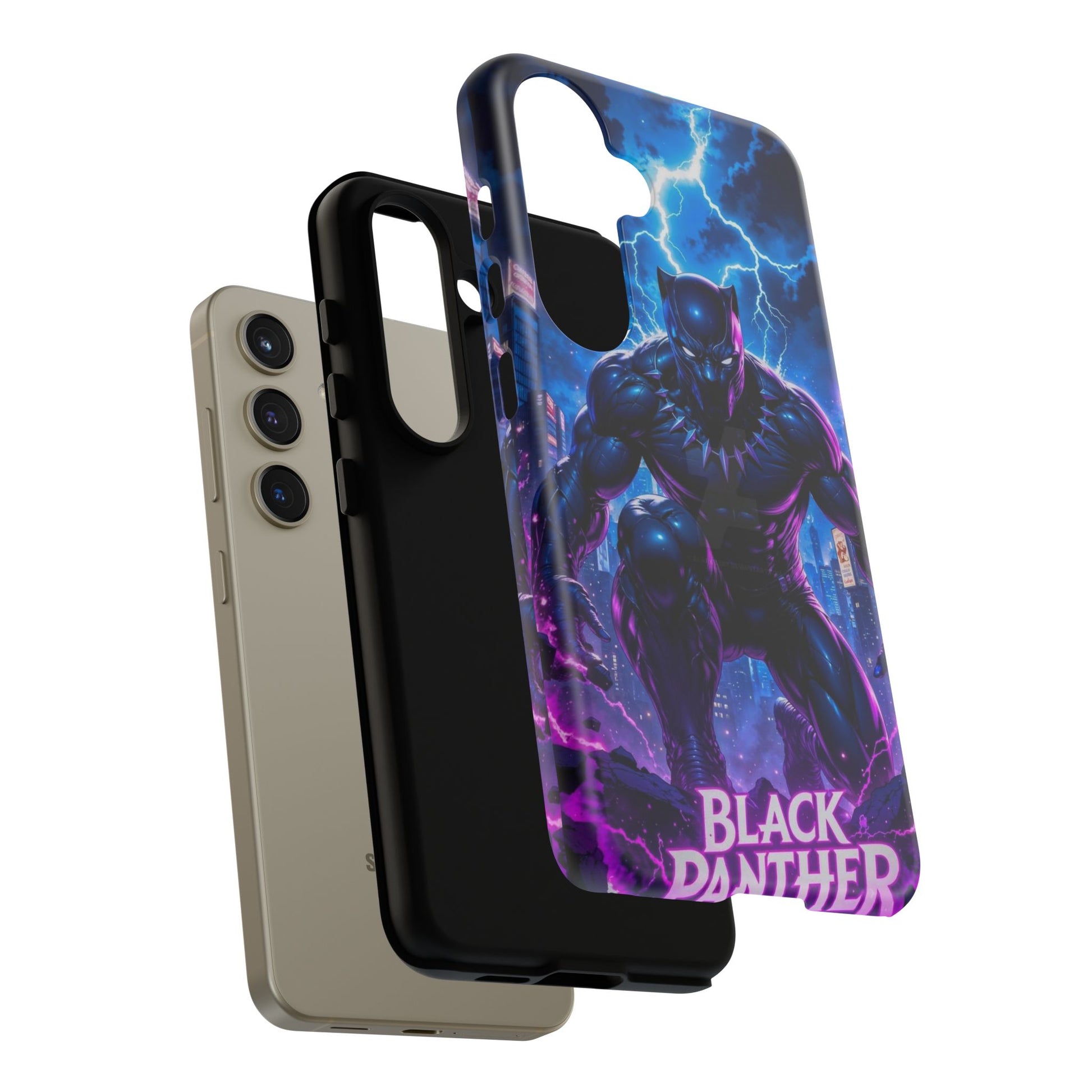 Black Panther Phone Case, Tough Cases for iPhones, Samsung, and Pixel