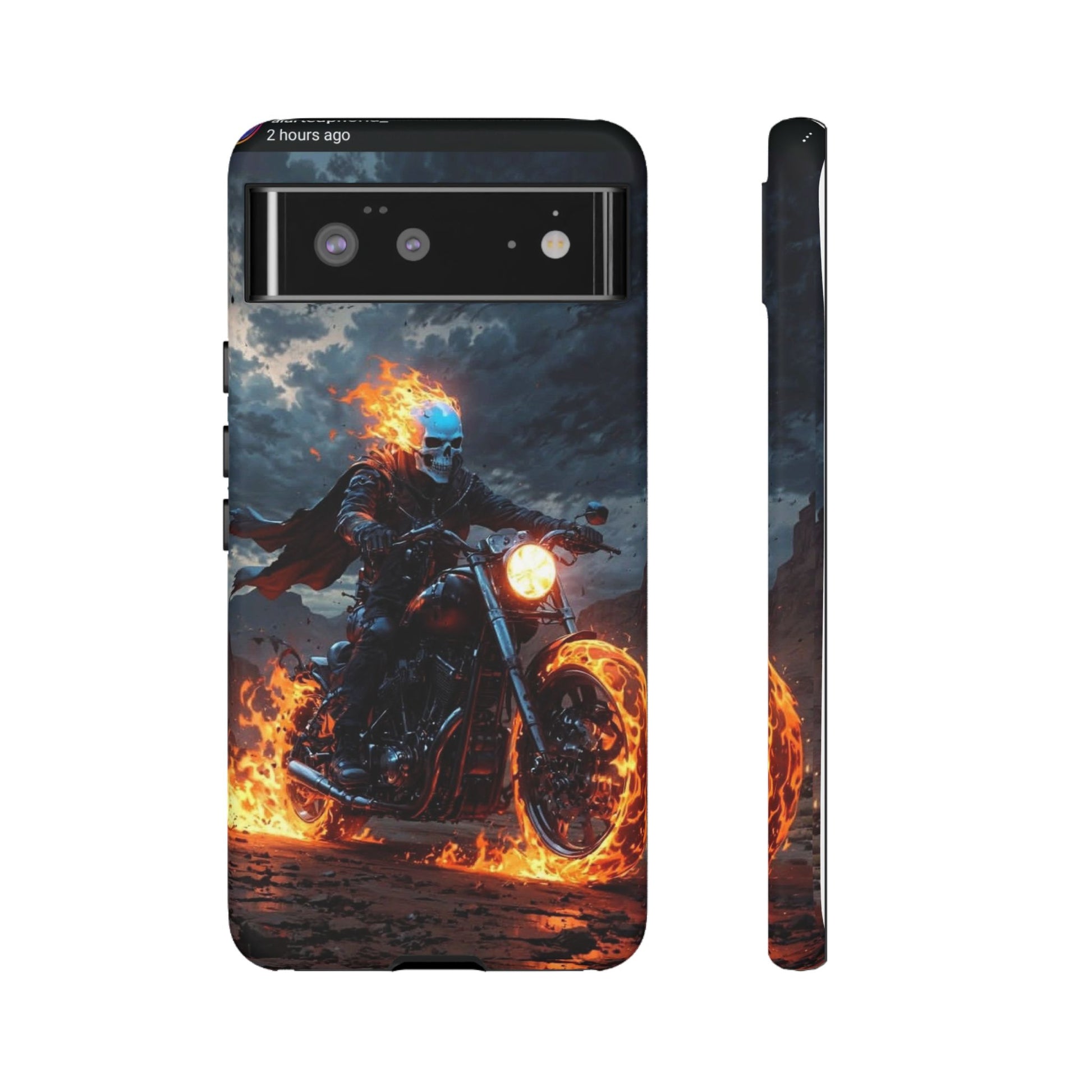 Marvel's Ghost Rider Tough Cases for iPhones, Samsung, and Pixel