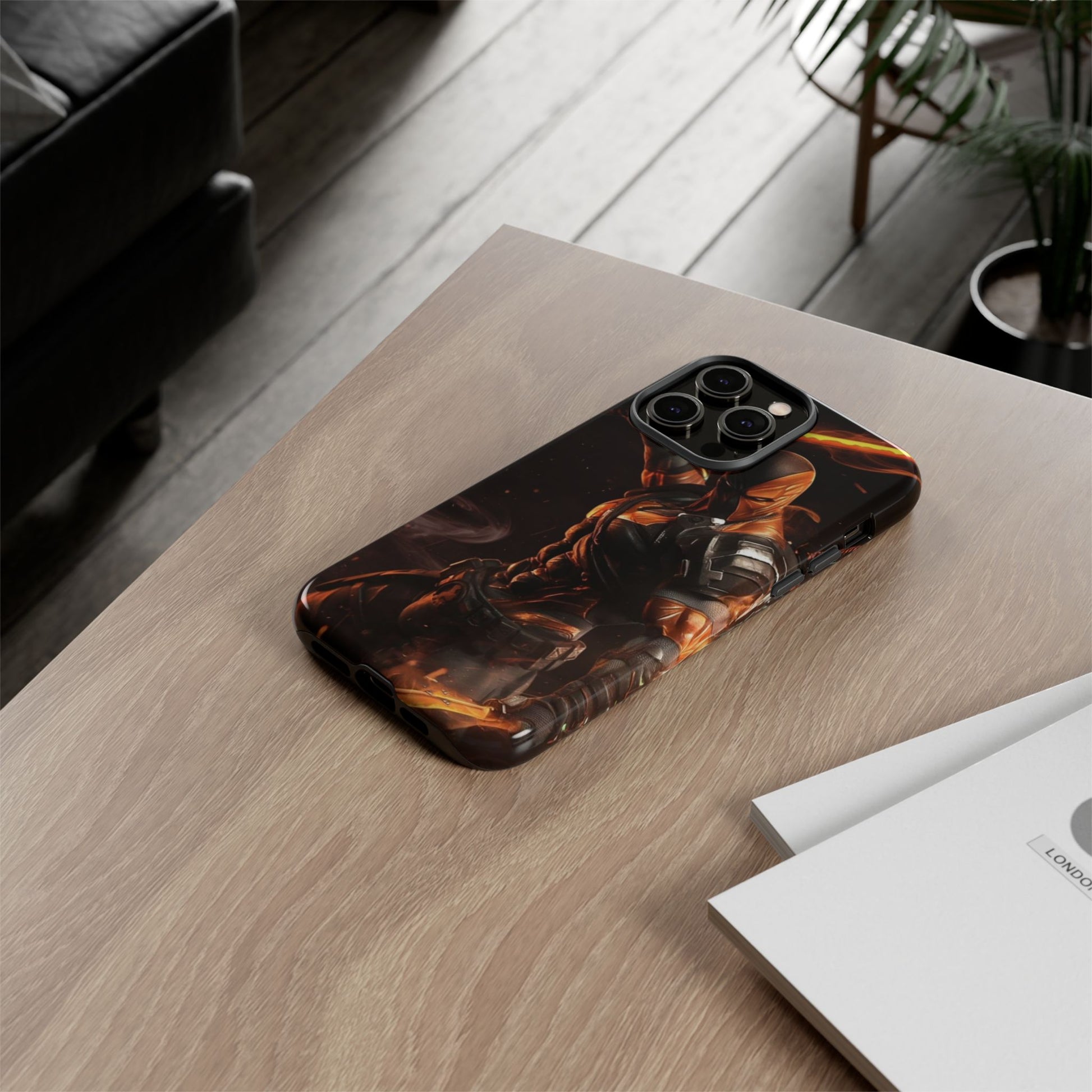 DC Comics Death Stroke Tough Cases for iPhones, Samsung, and Pixel